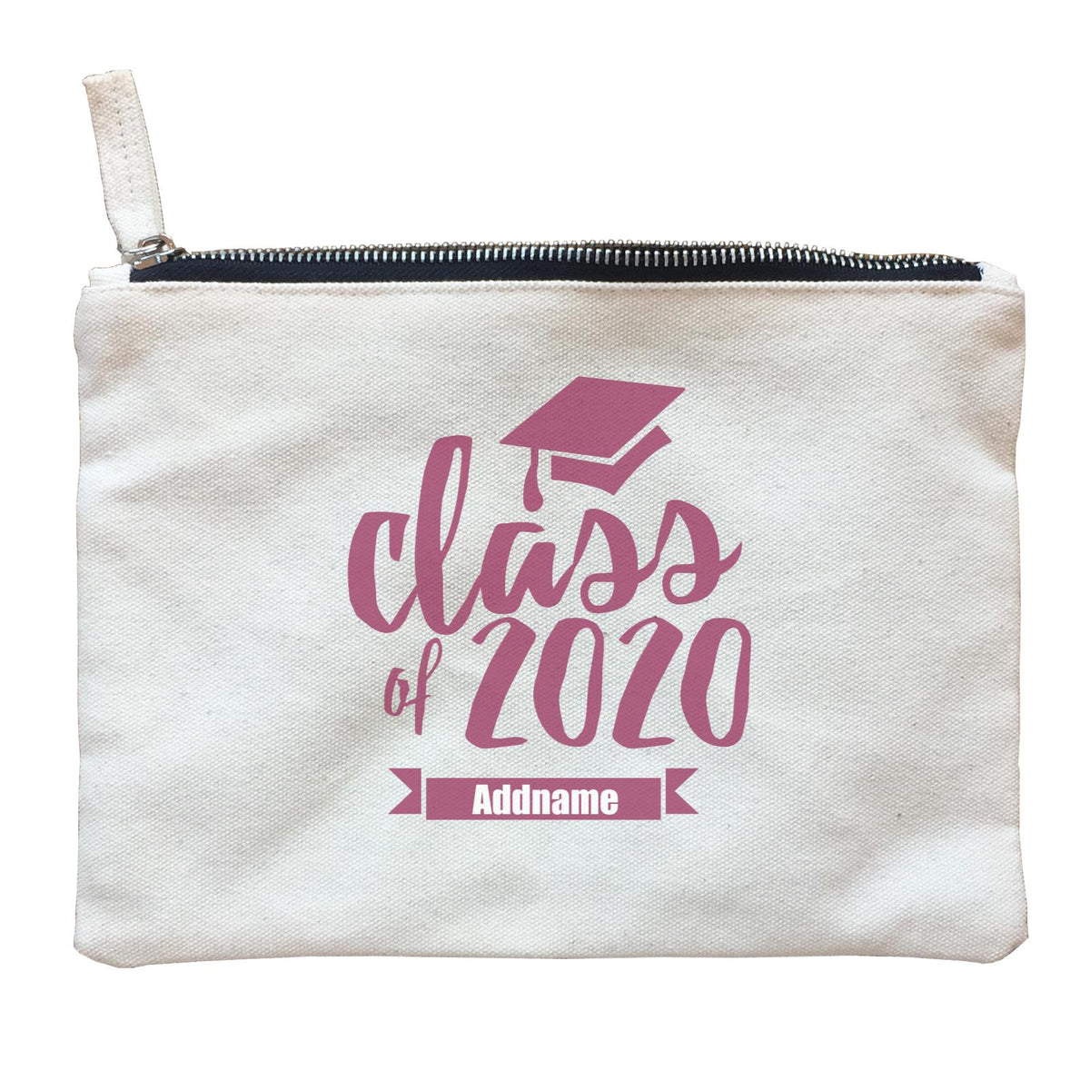 Graduation Series Cap with Ribbon Zipper Pouch
