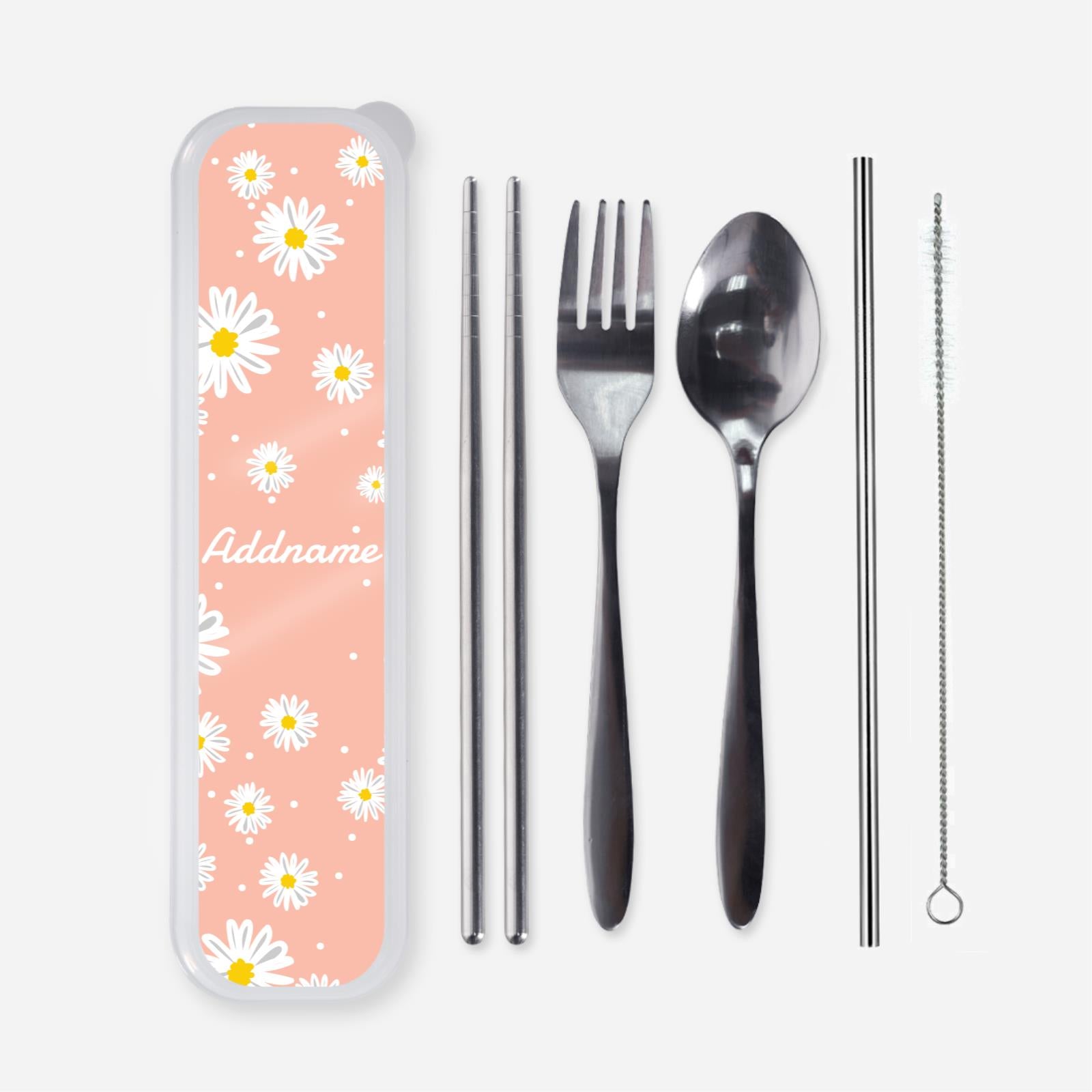 Daisy Series Cutlery - Coral