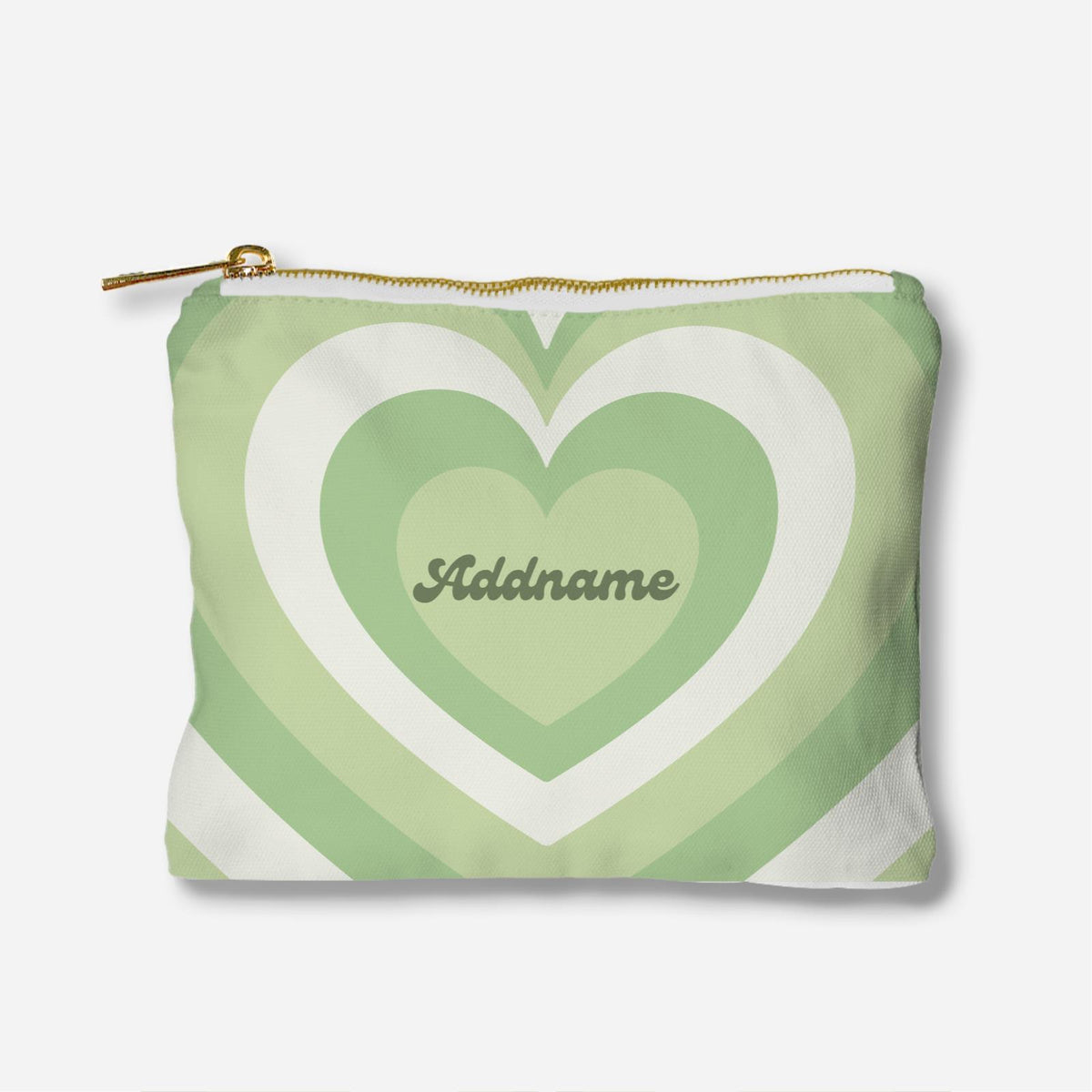 Affection Series Full Print Zipper Pouch - Buttercup