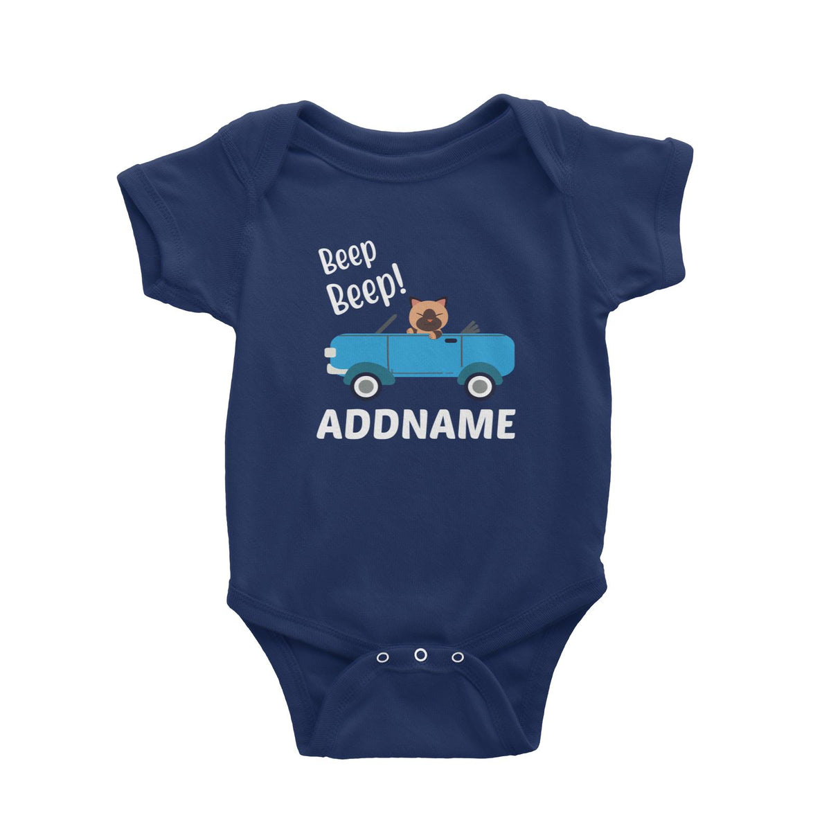 Beep Beep Addname Baby Romper