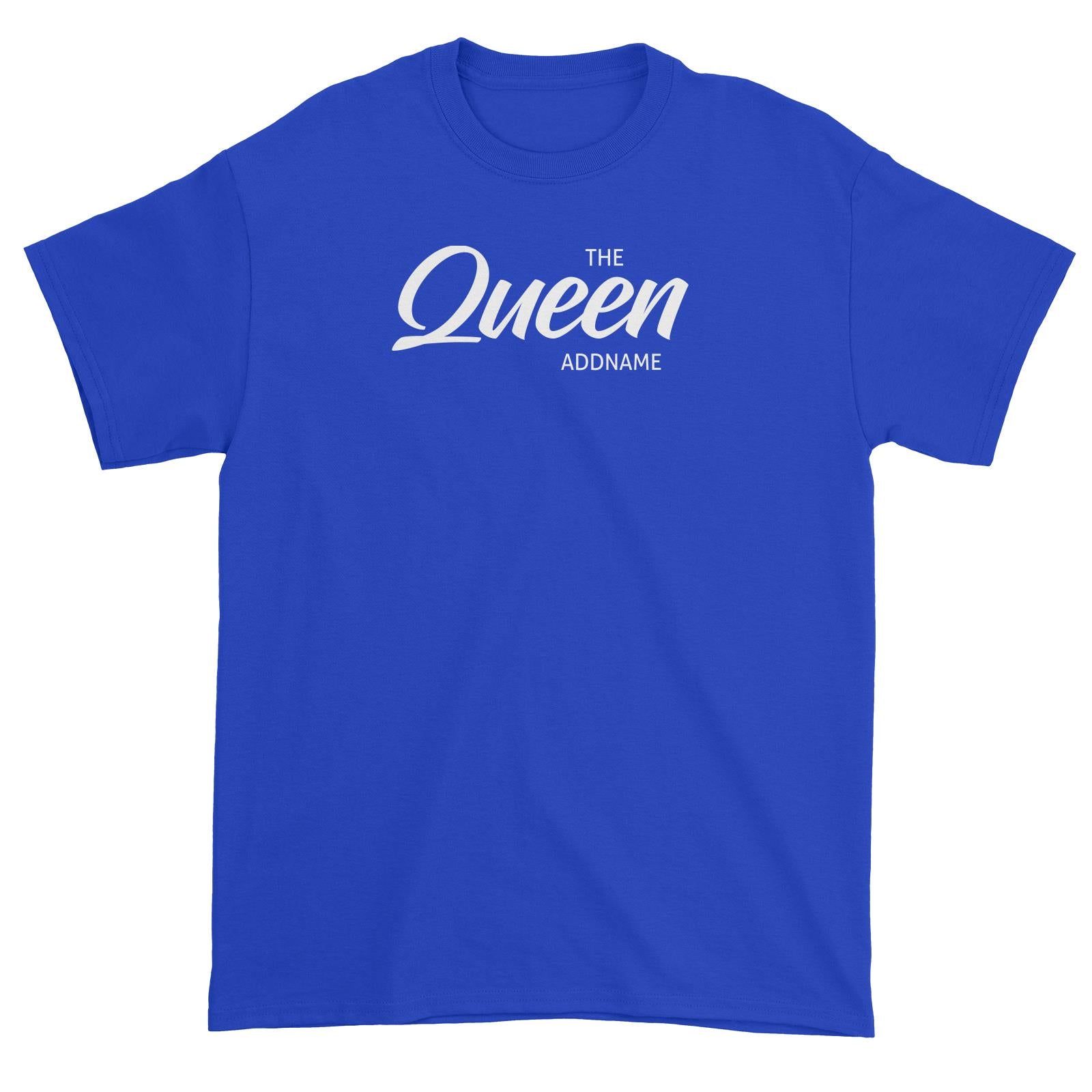 The Queen Addname Unisex T-Shirt Personalizable Designs Matching Family Royal Family Edition Royal Simple