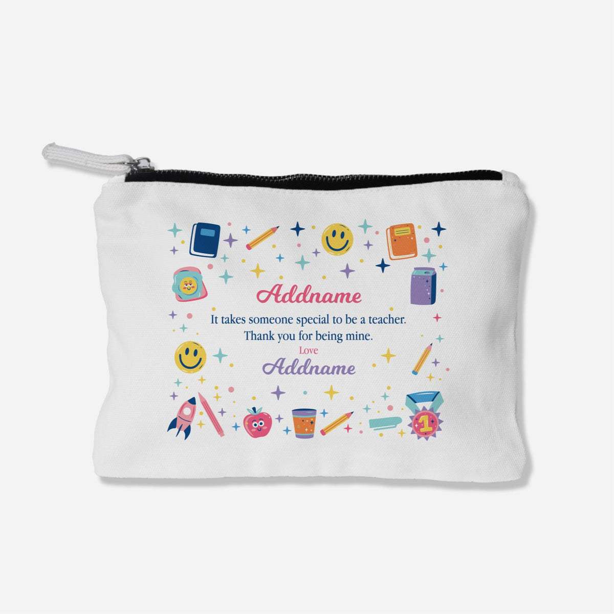 Special Teacher Quote - Zipper Pouch