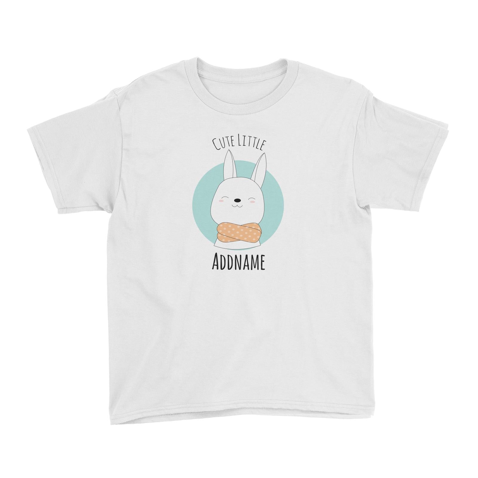 Sweet Animals Sketches Rabbit Cute Little Addname Kid's T-Shirt
