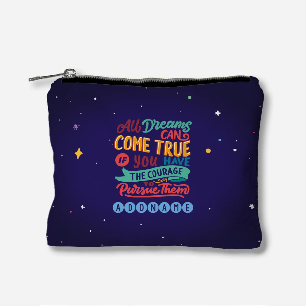 Children&#39;s Gift Series Full Print Zipper Pouch - All Dreams Can Come True