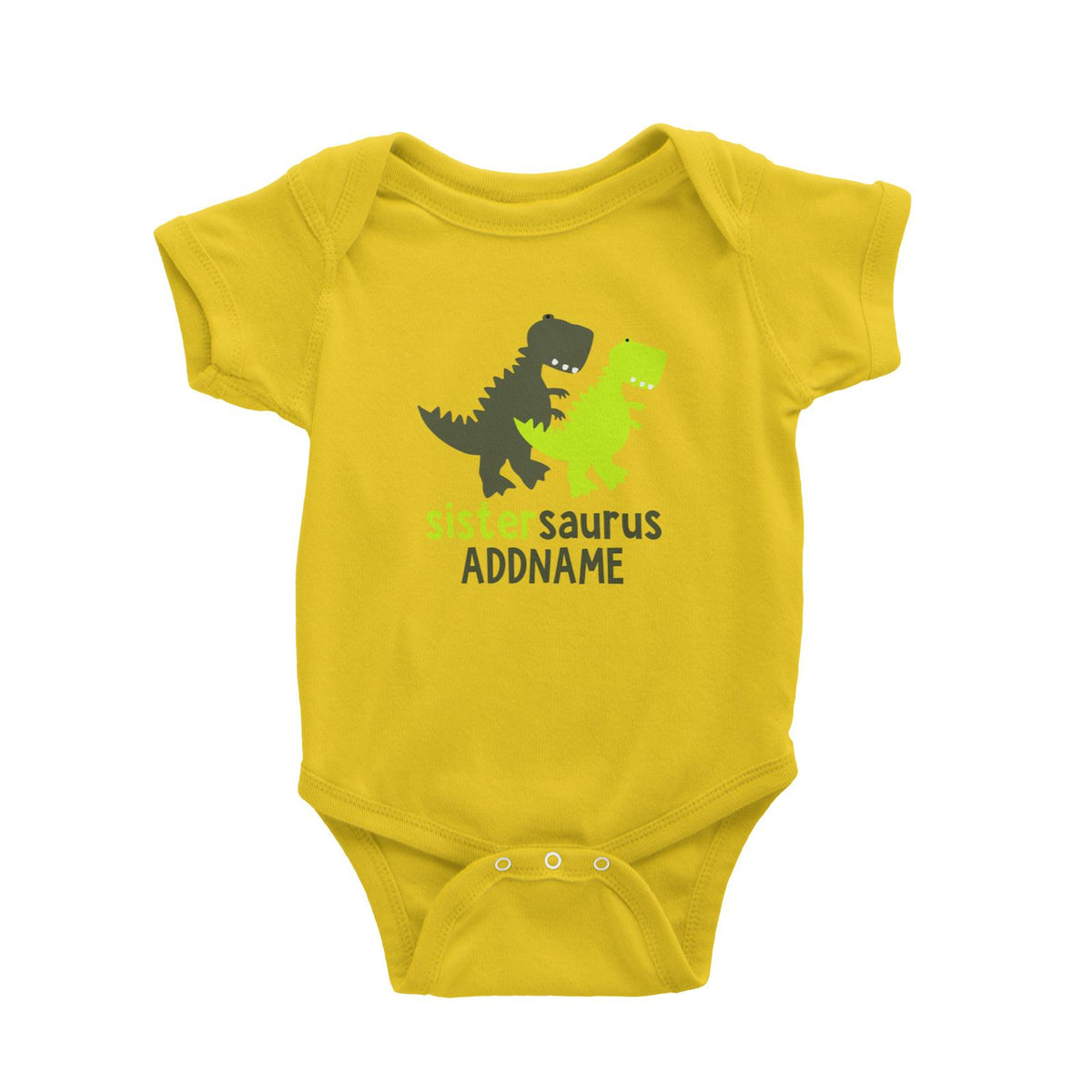 Sistersaurus Baby Romper