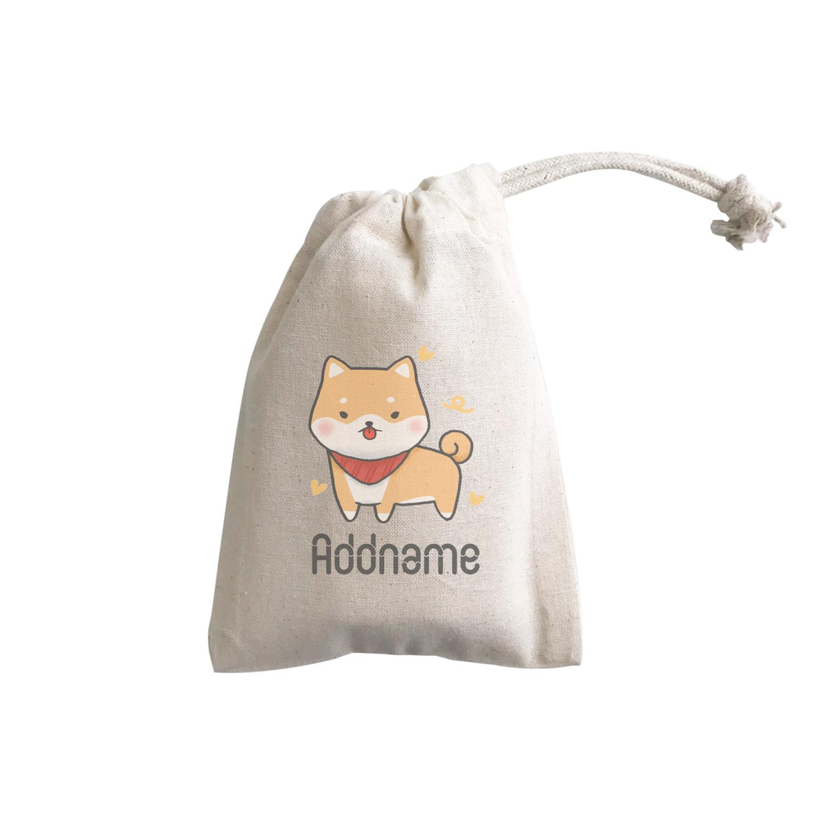 Cute Hand Drawn Style Shiba Inu Addname GP Gift Pouch