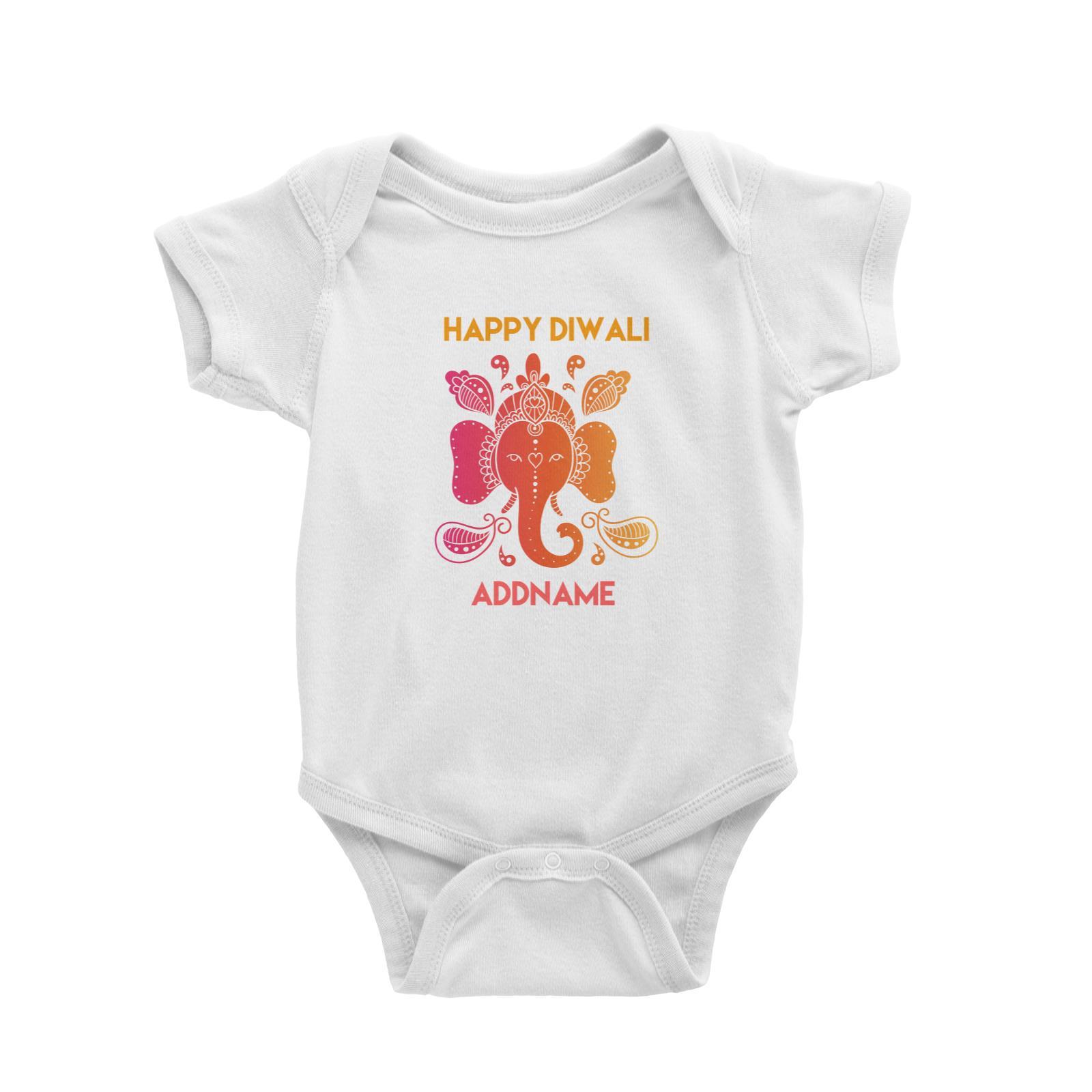 Deepavali Happy Diwali Ganesha Personalisable Baby Romper