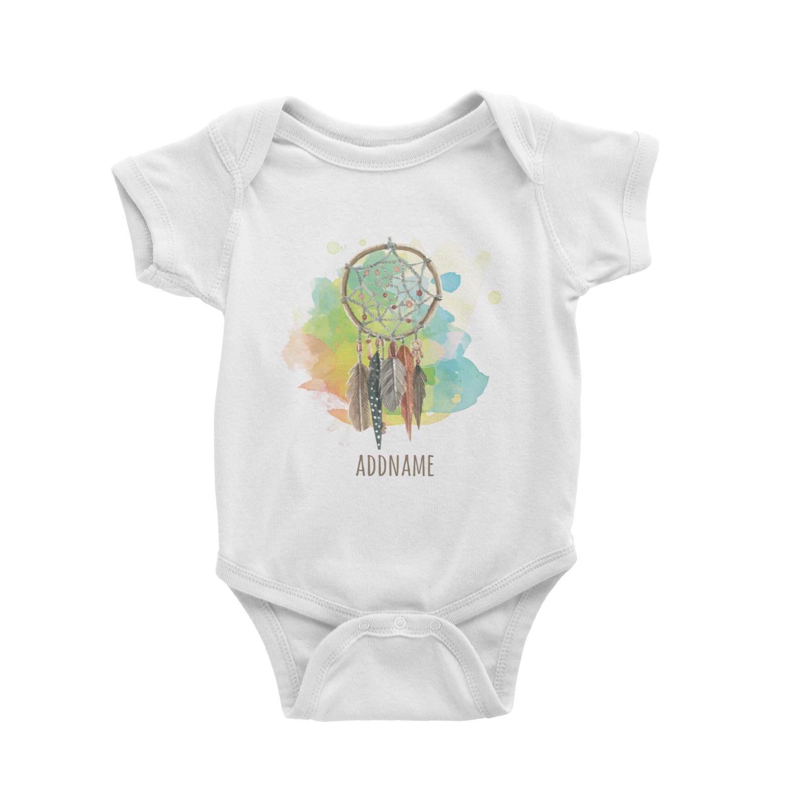 Dream Catcher White Baby Romper