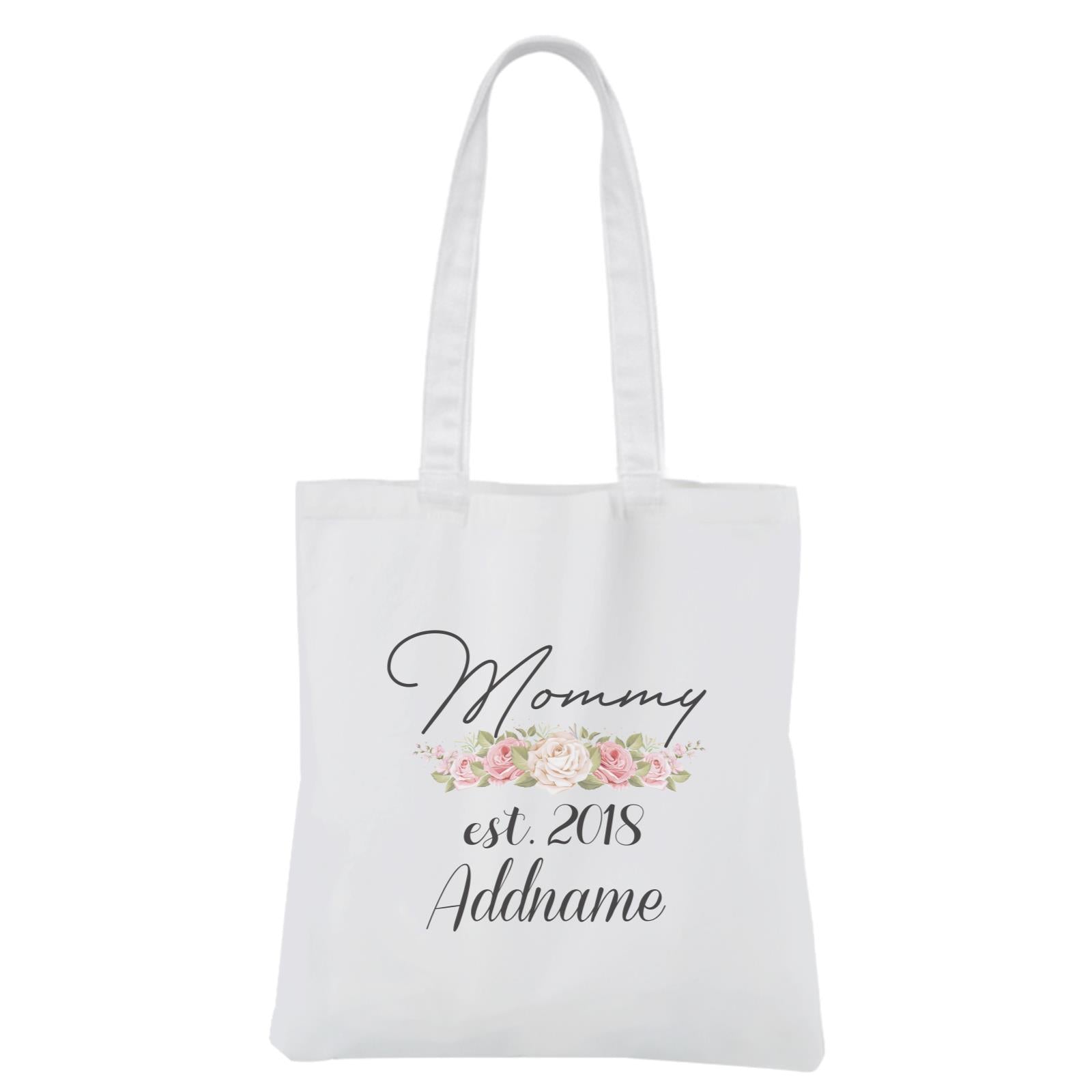 [MOTHER'S DAY 2021] Mommy EST White Canvas Bag