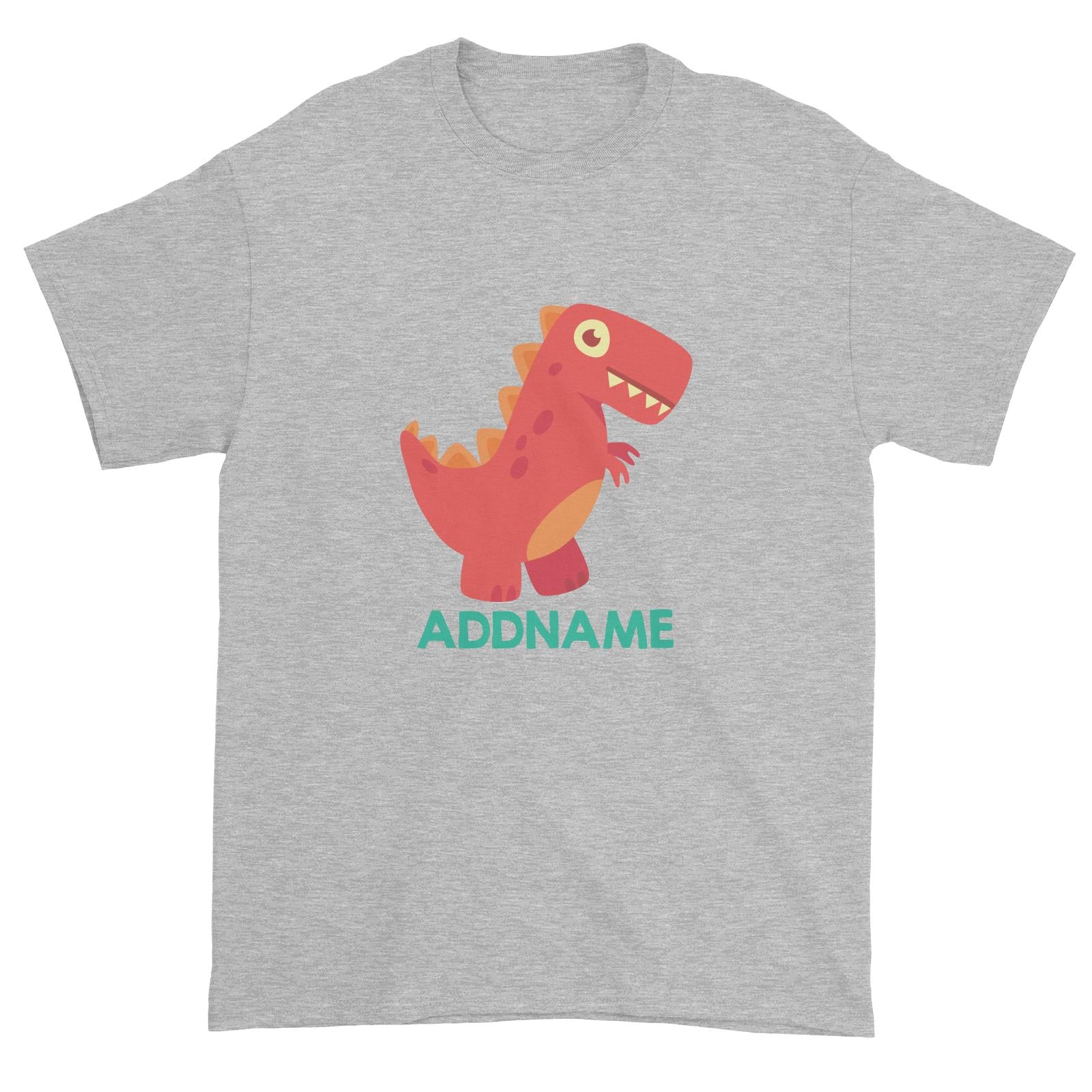 Cute T-Rex Dinosaur Personalizable Design Unisex T-Shirt