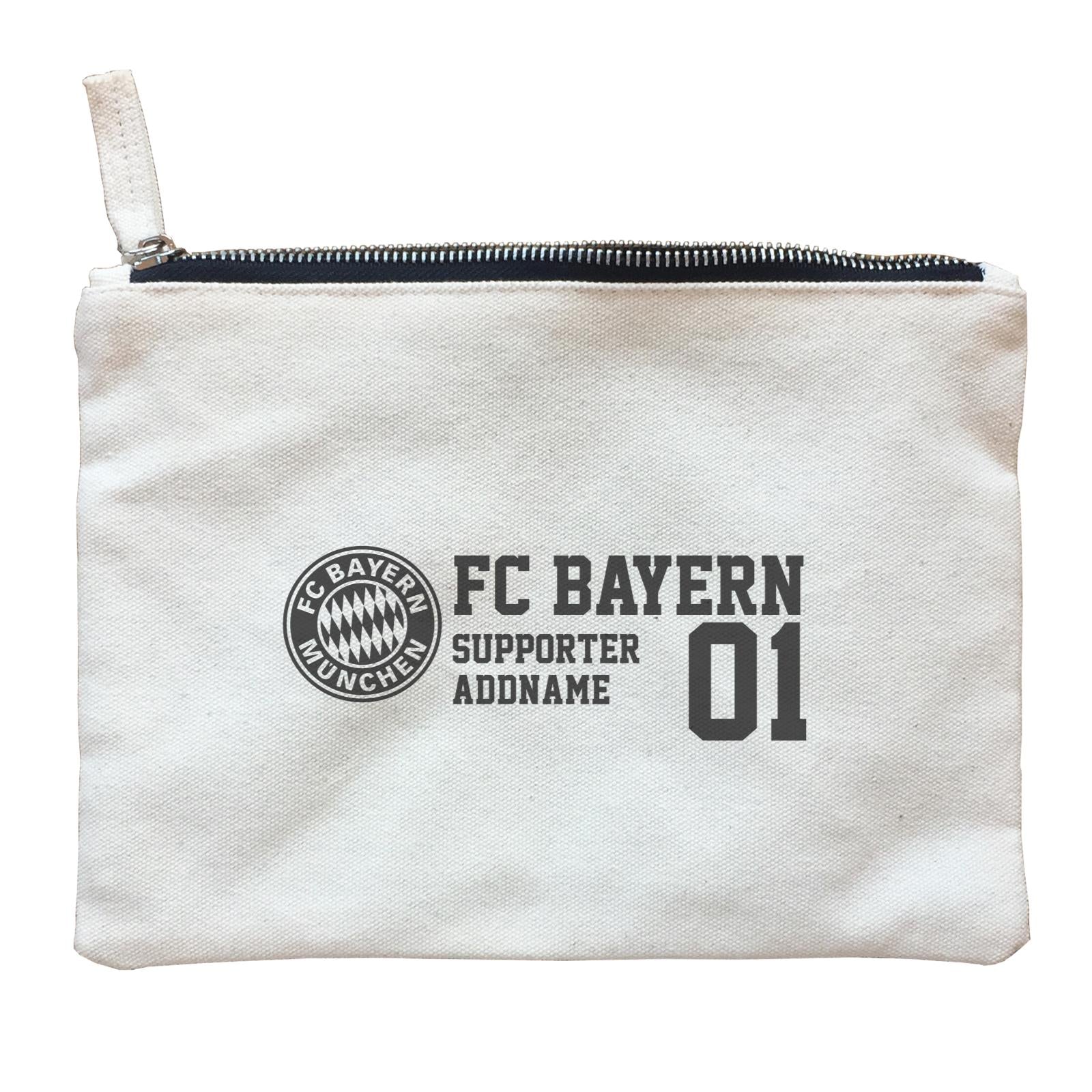 FC Bayern Football Supporter Accessories Addname Zipper Pouch