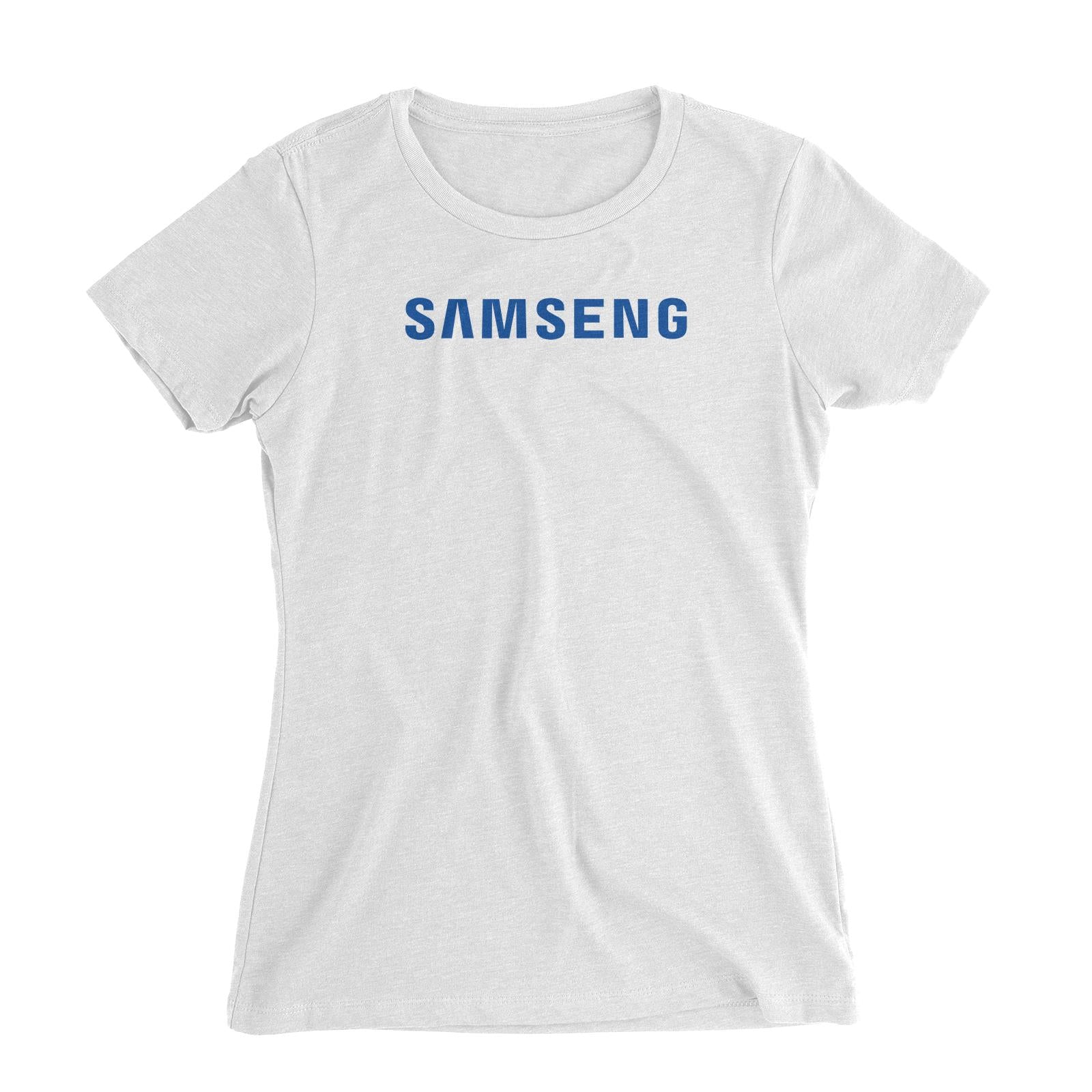 Slang Statement Samseng Women's Slim Fit T-Shirt