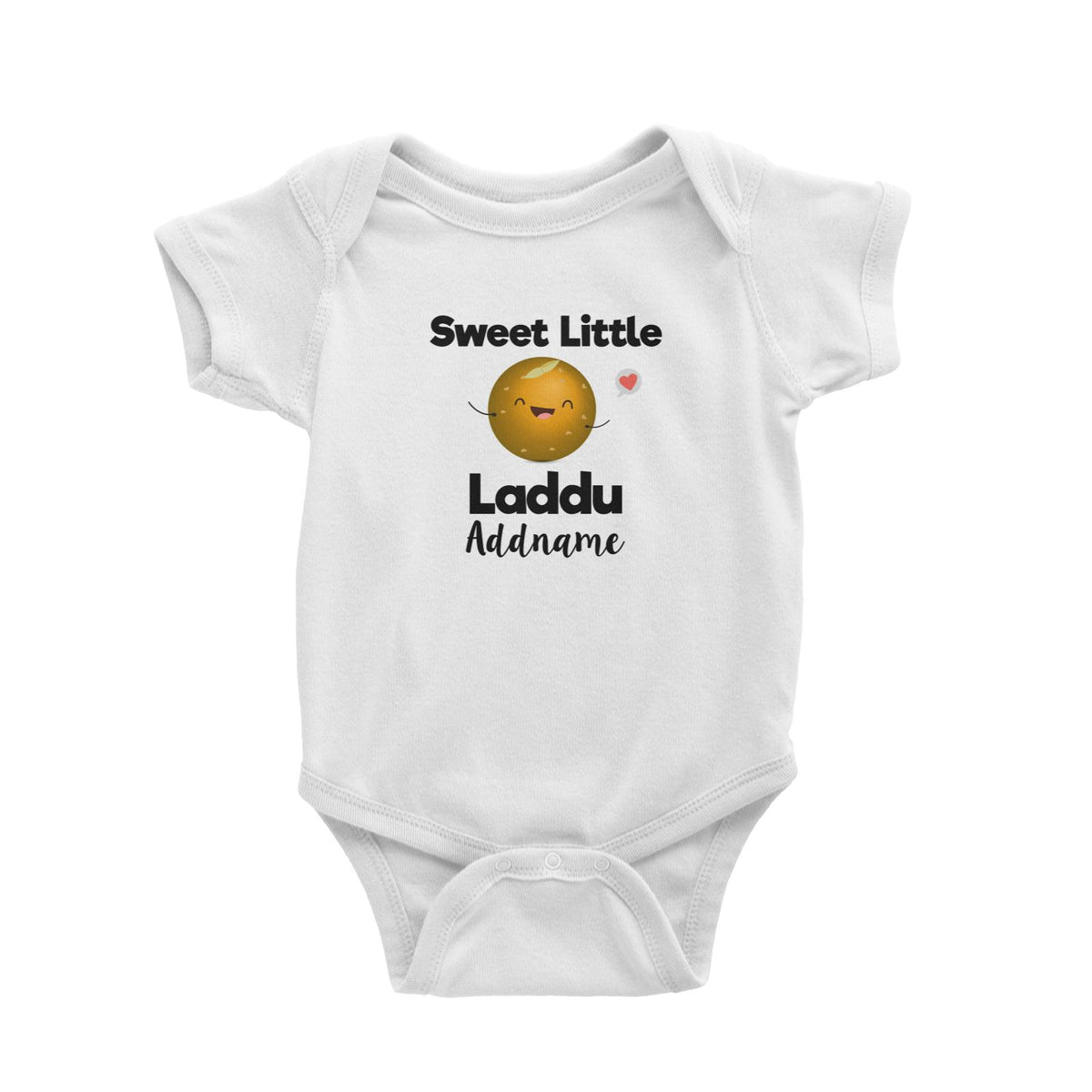 Sweet Little Laddu Addname Baby Romper