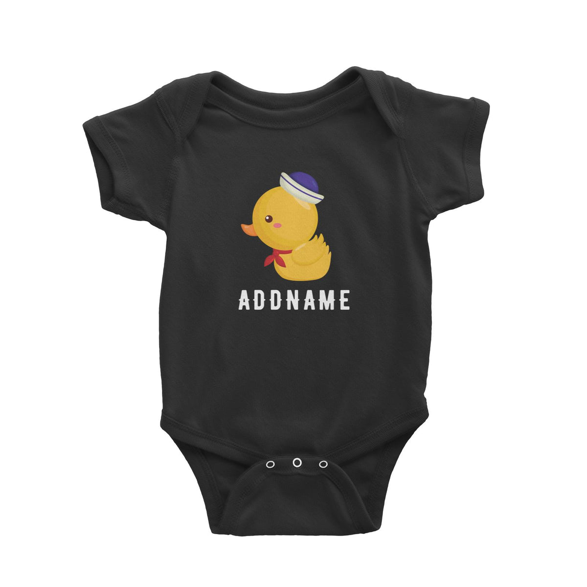 Birthday Sailor Baby Duck Addname Baby Romper