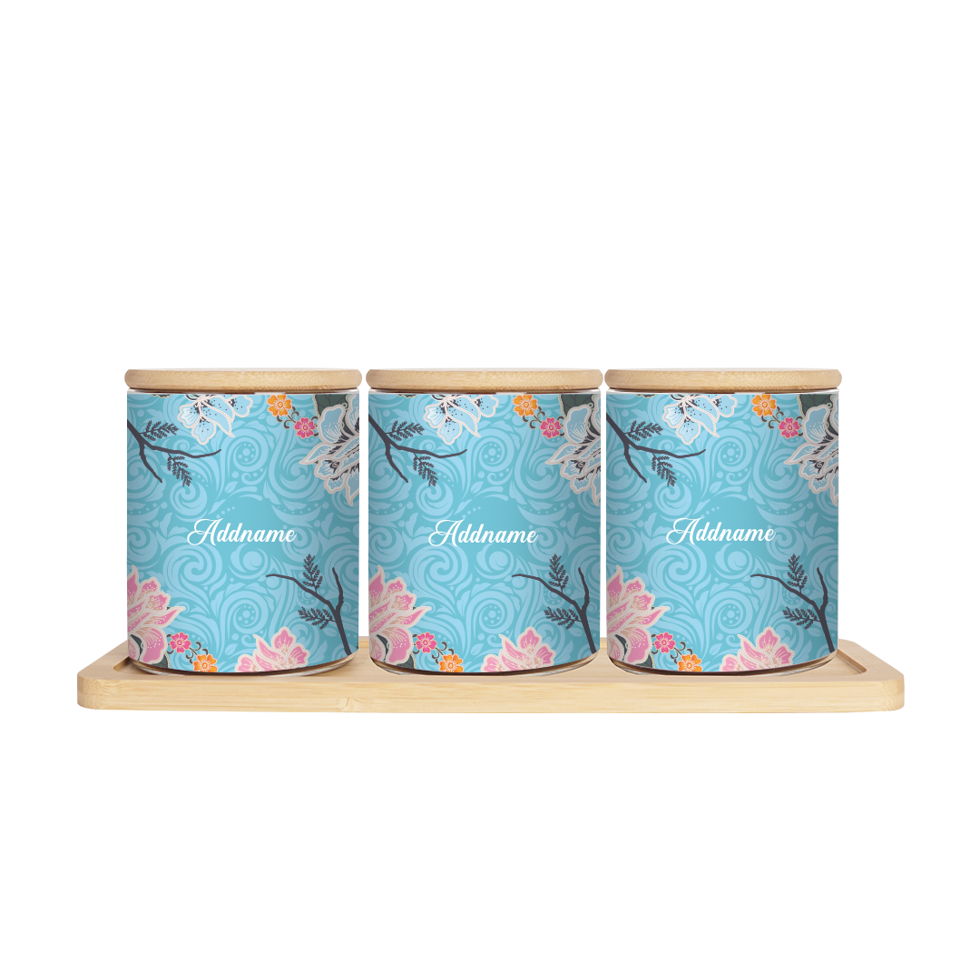 Modern Mahsuri Series - Legend Blue Balang Raya Set (3 in 1)