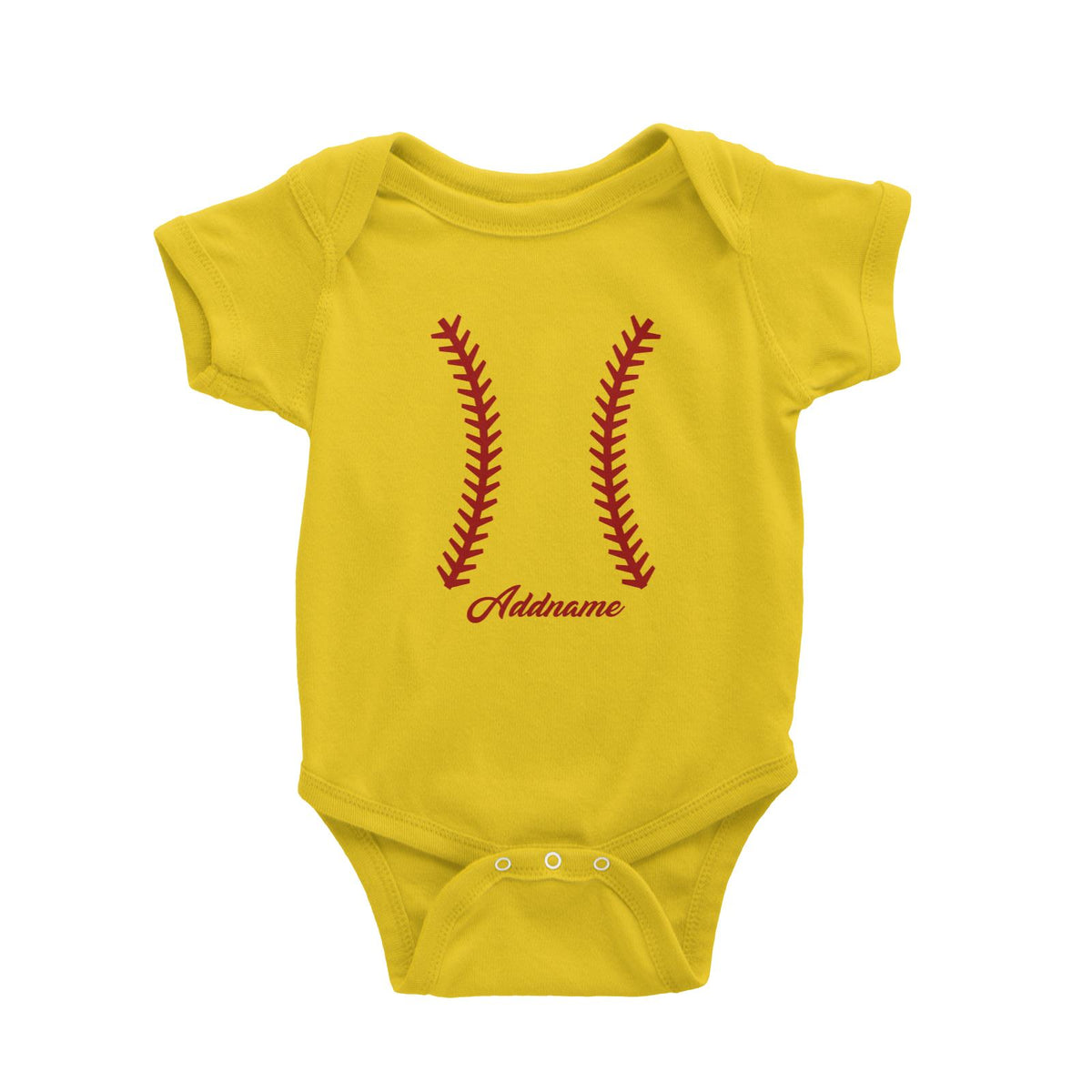 Baseball Team Stitch Baby Romper