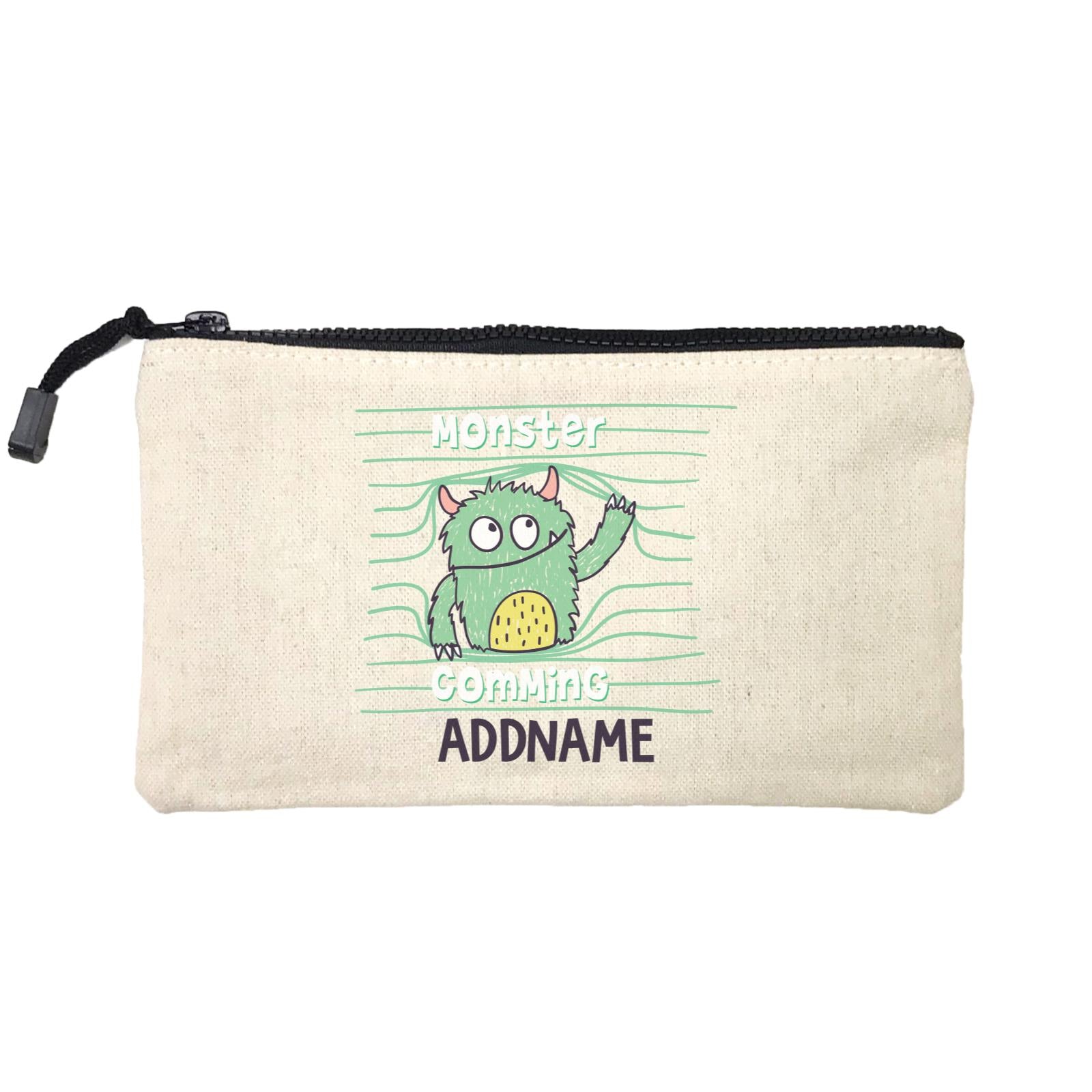 Cool Vibrant Series Monster Coming Addname Mini Accessories Stationery Pouch