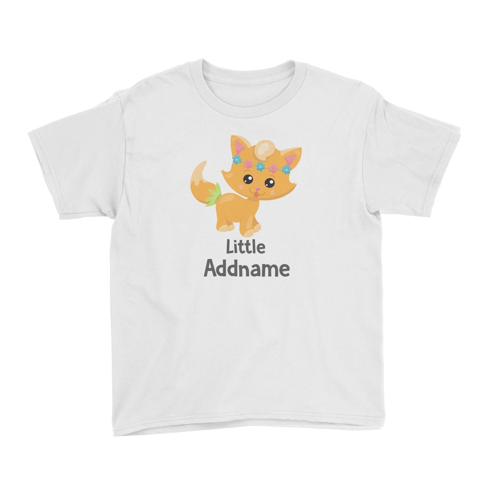 Spring Animals Cat Little Addanme Kid's T-Shirt
