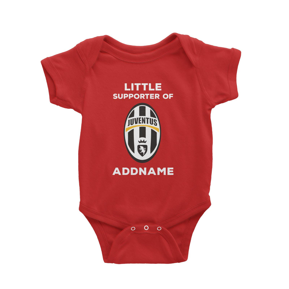 Juventus FC Little Supporter Personalizable with Name Baby Romper