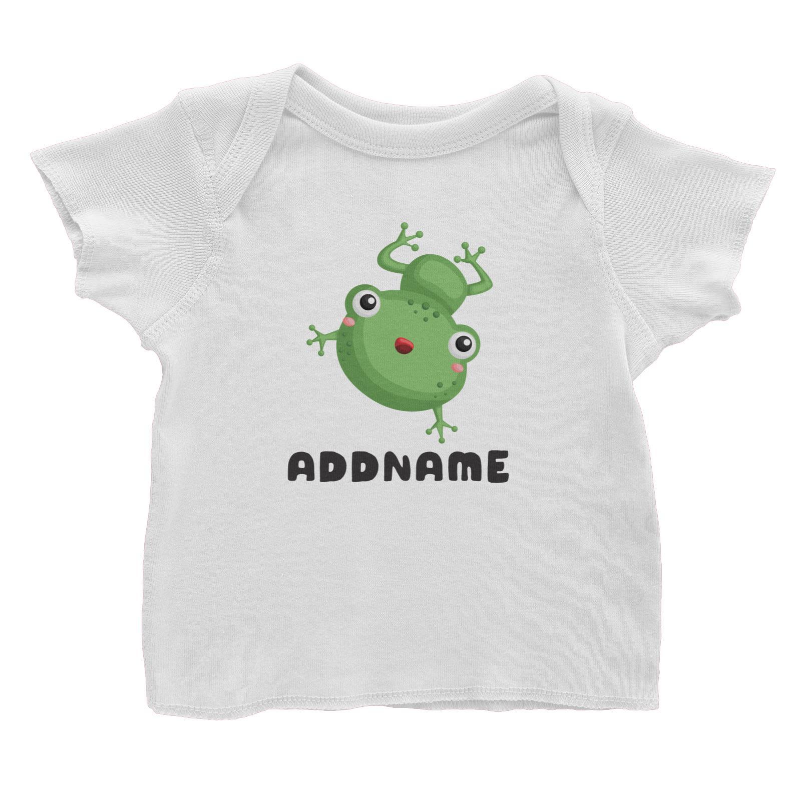 Birthday Frog Frog Happy Jumping Addname Baby T-Shirt