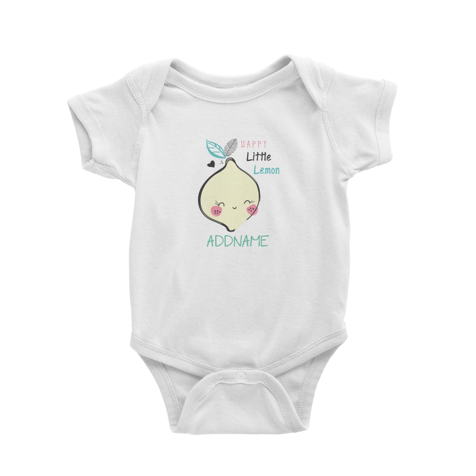 Cool Vibrant Series Happy Little Lemon Addname Baby Romper