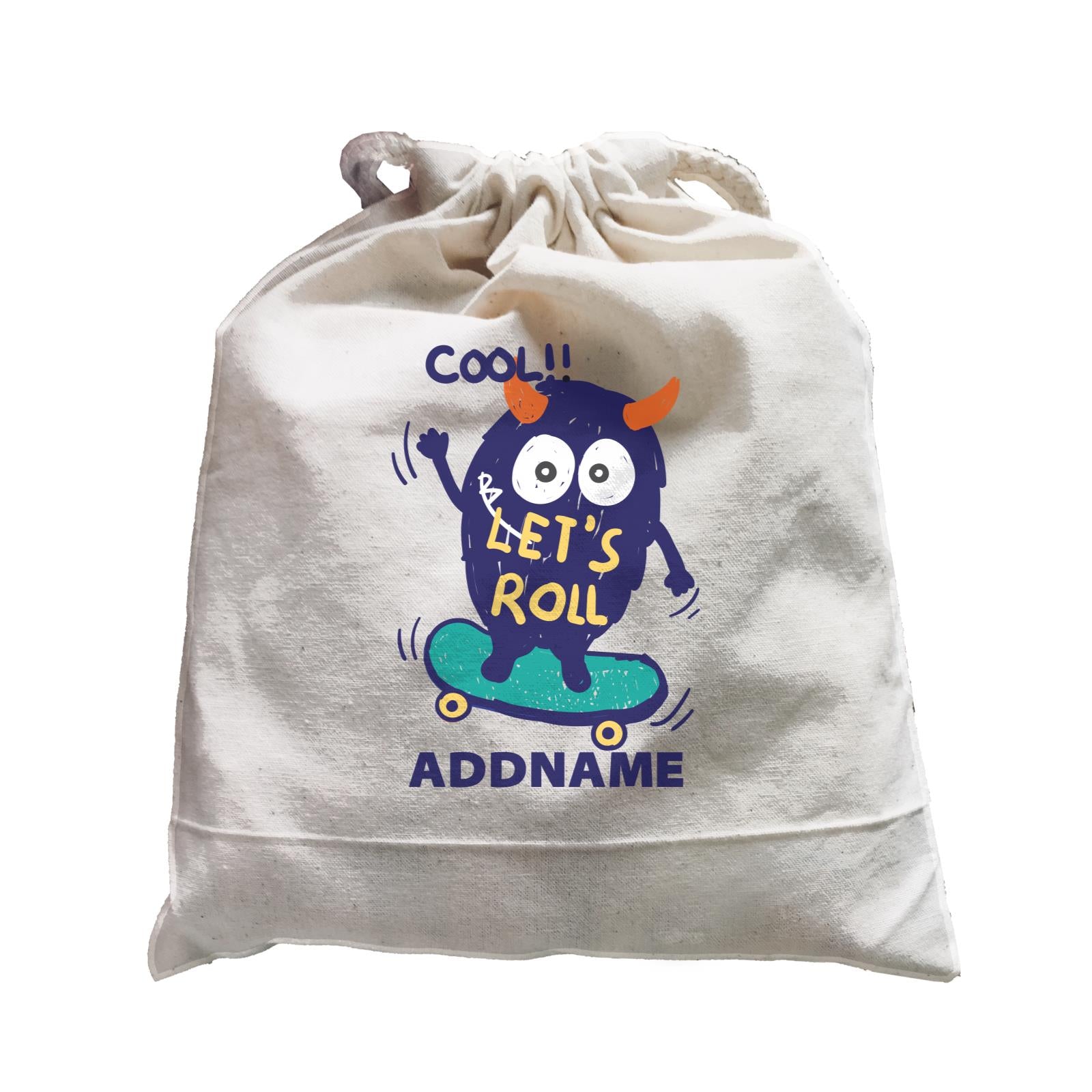Cool Cute Monster Cool Let's Roll Monster Addname Satchel