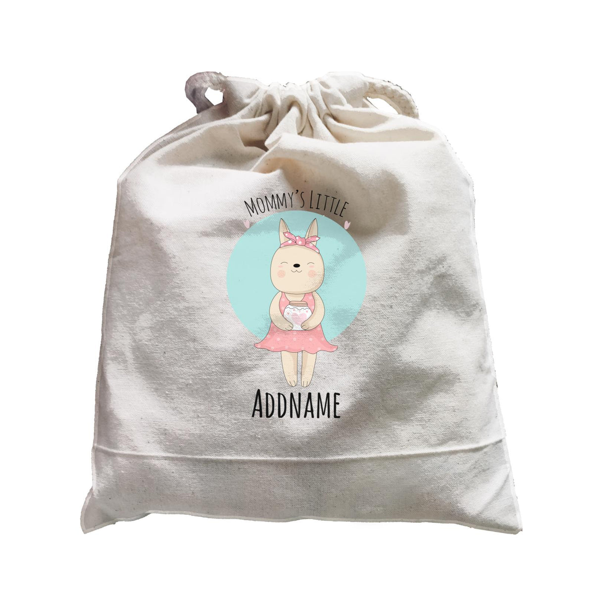 Sweet Animals Sketches Mommy's Little Bunny Addname Satchel