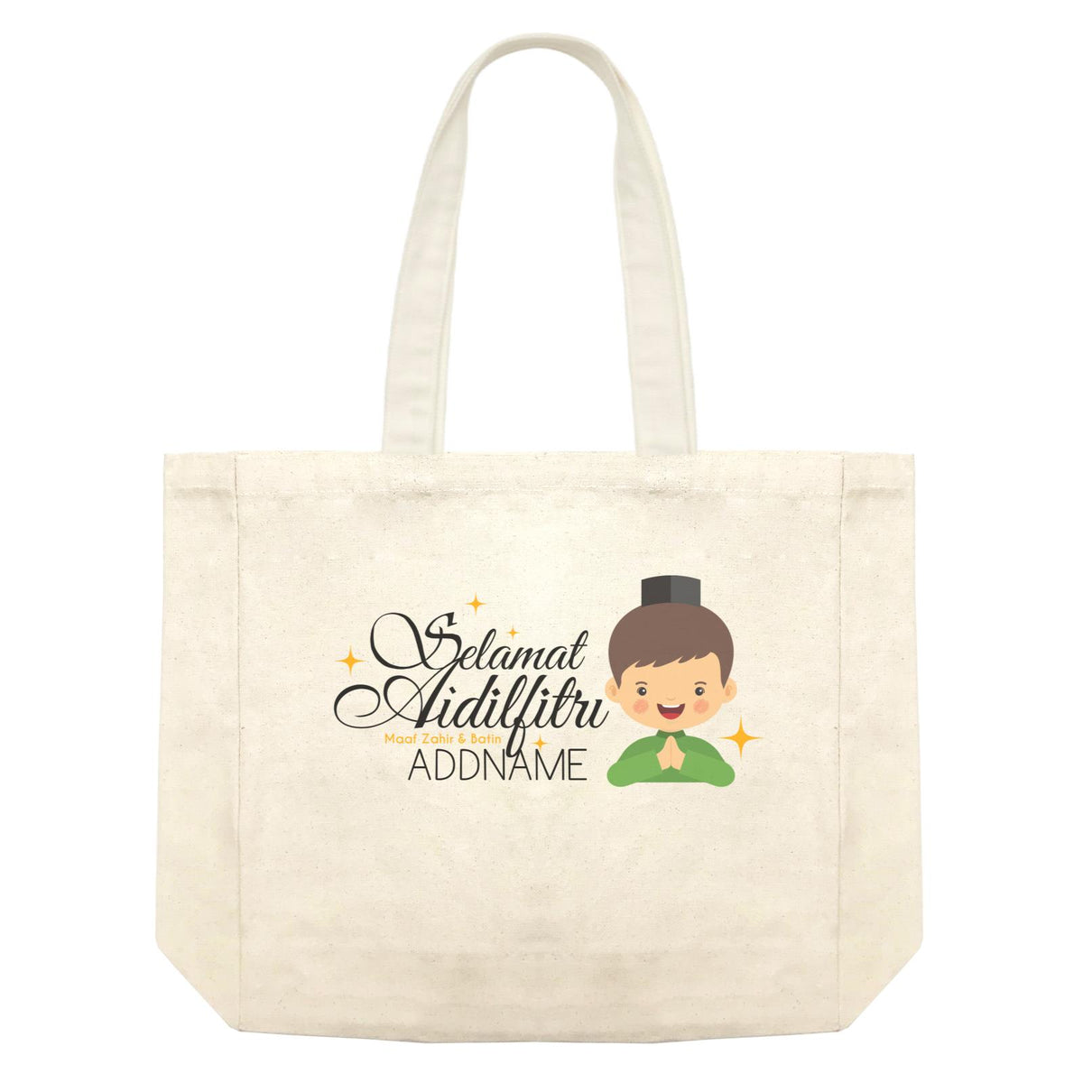 Selamat Aidilfitri Man Shopping Bag