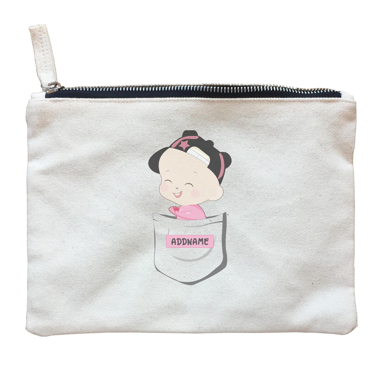 Love Family Pocket Baby Girl Addname Accessories Zipper Pouch