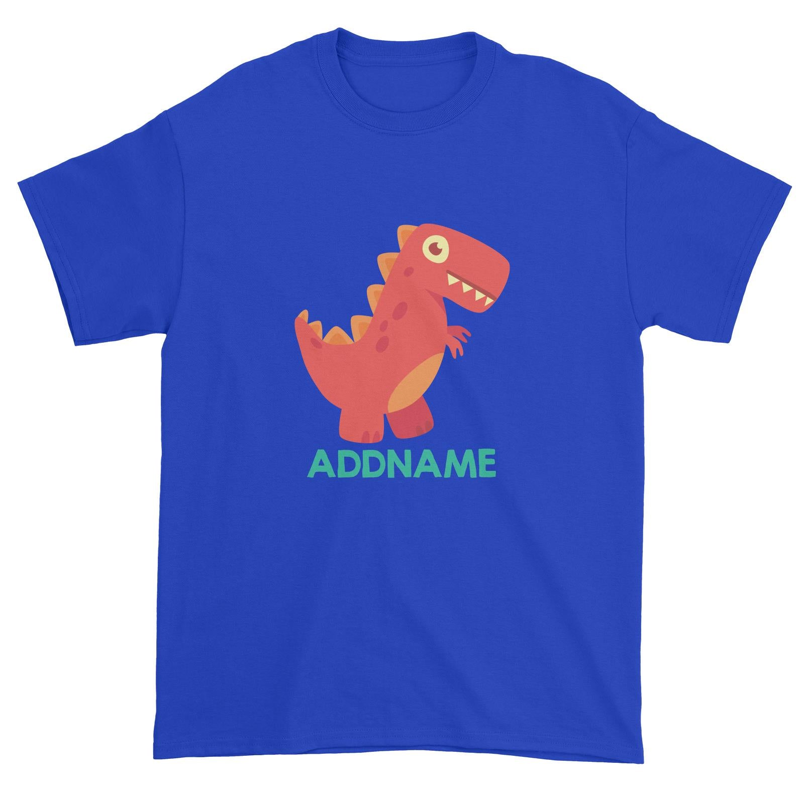 Cute T-Rex Dinosaur Personalizable Design Unisex T-Shirt
