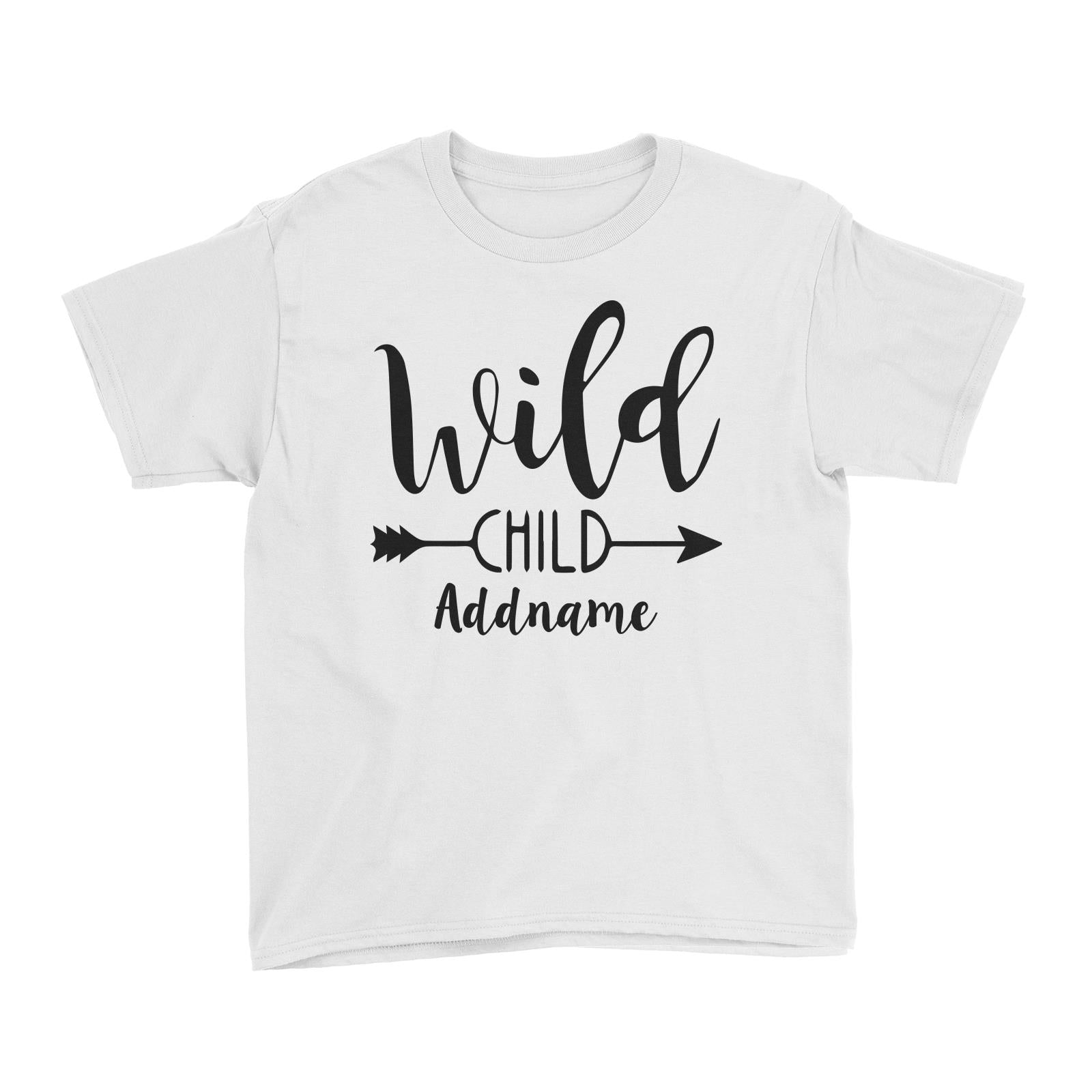 Wild Child White Kid's T-Shirt