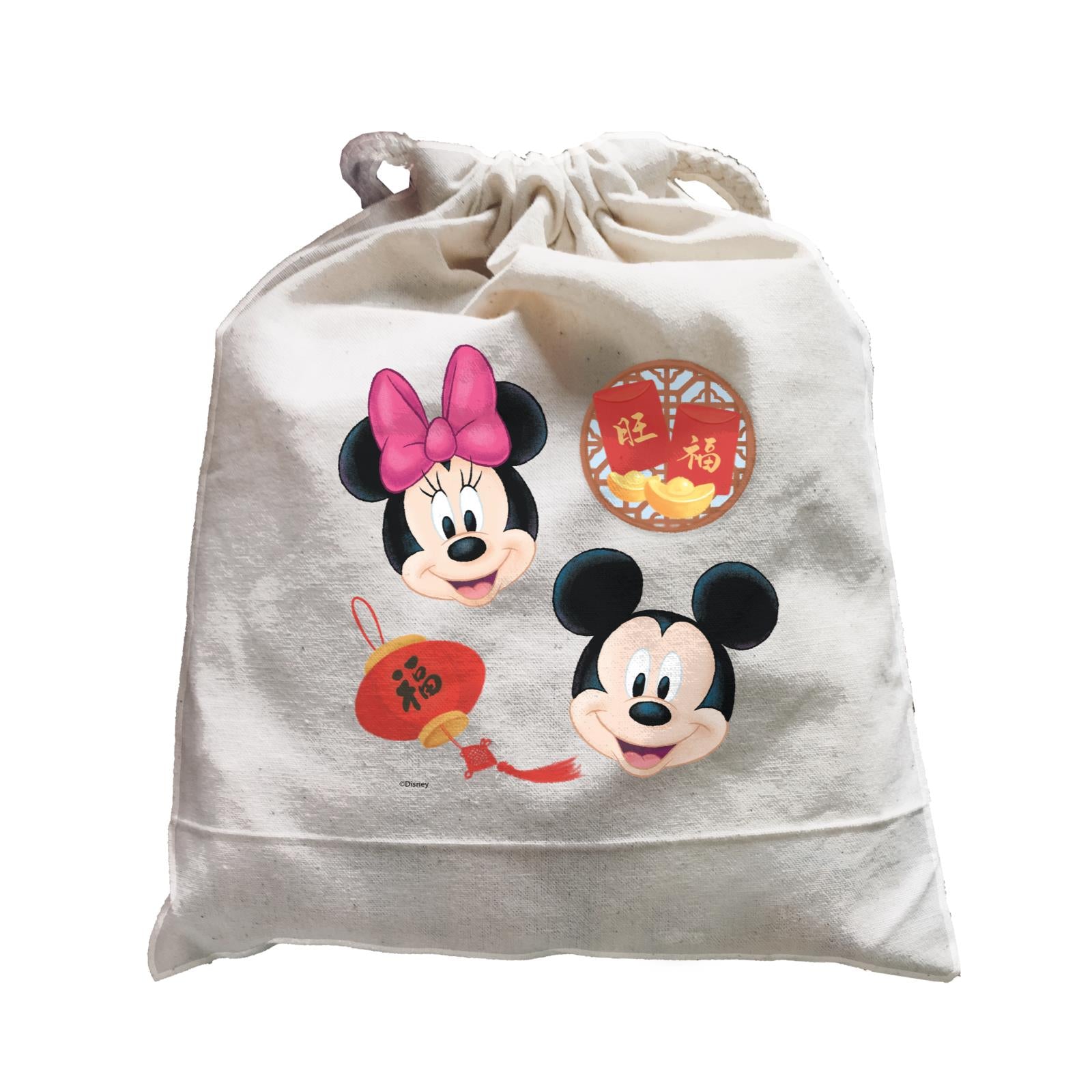 Disney CNY Mickey and Minnie With Prosperity Elements Non Personalised SAT Satchel