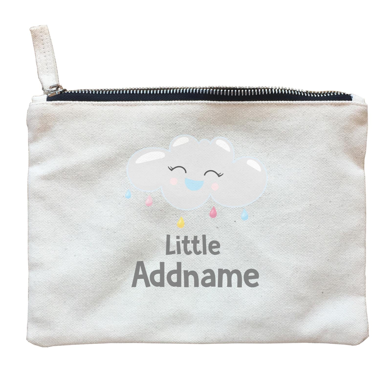 Spring Colourful Cloud Little Addname Zipper Pouch