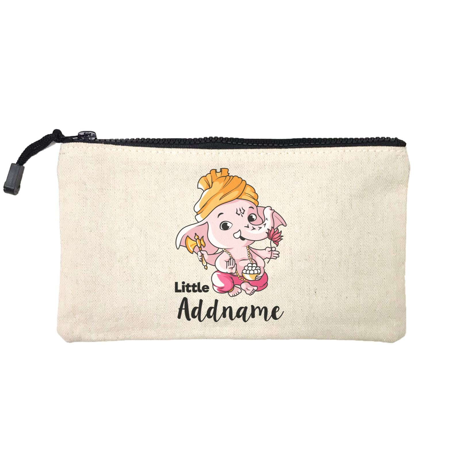 Cute Ganesha Little Addname Mini Accessories Stationery Pouch