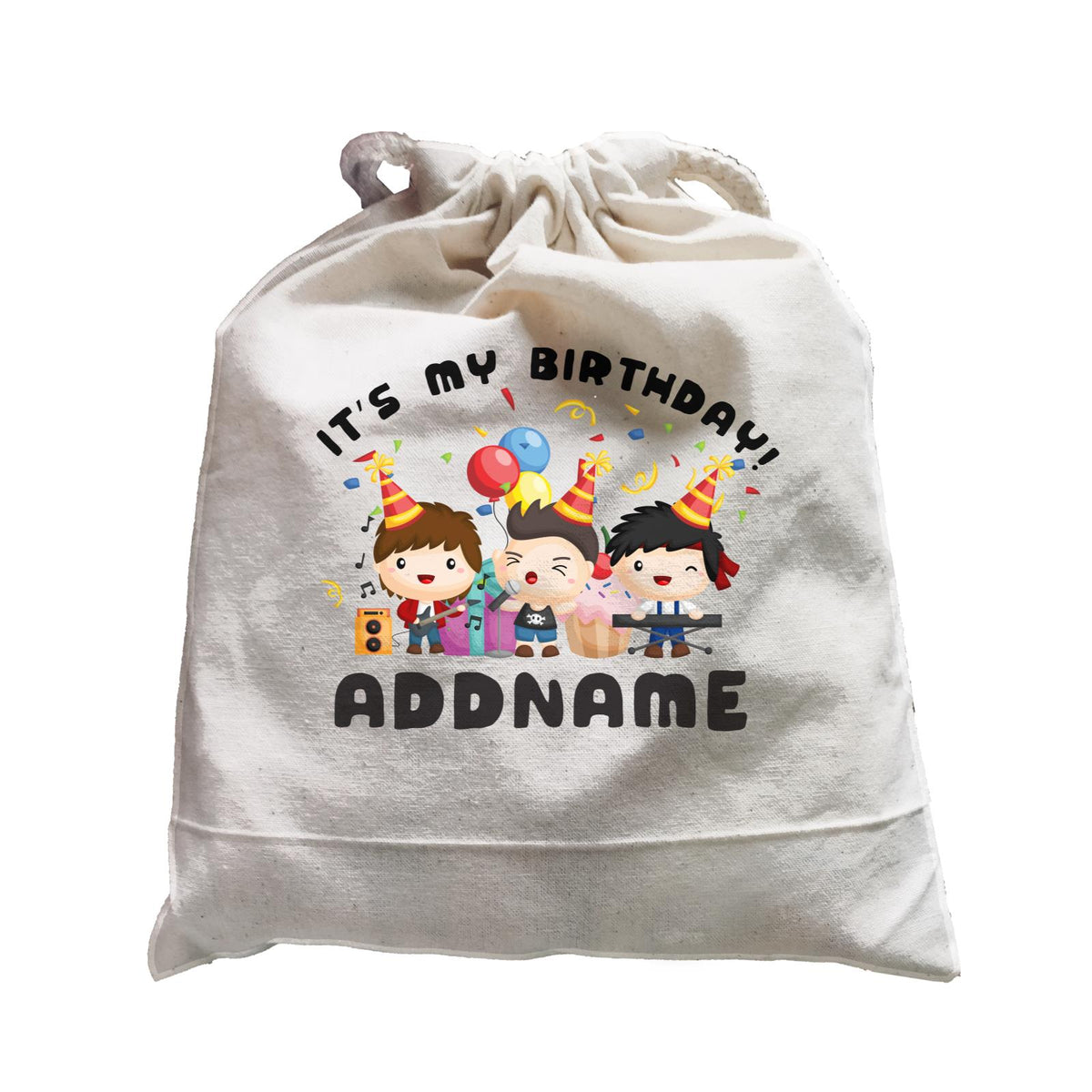 Birthday Music Band Boy Group It's My Bitrhday Addname Satchel