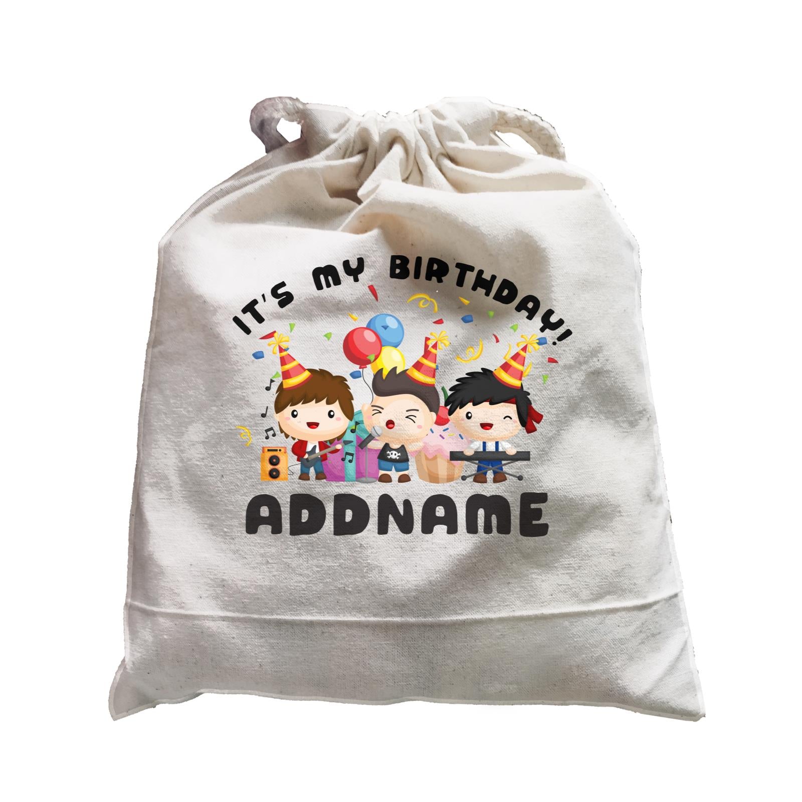 Birthday Music Band Boy Group It's My Bitrhday Addname Satchel