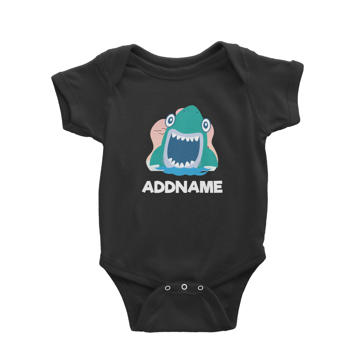 Cute Shark  Baby Romper