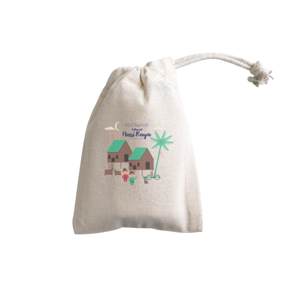 Wishes Selamat Hari Raya Addname GP Gift Pouch