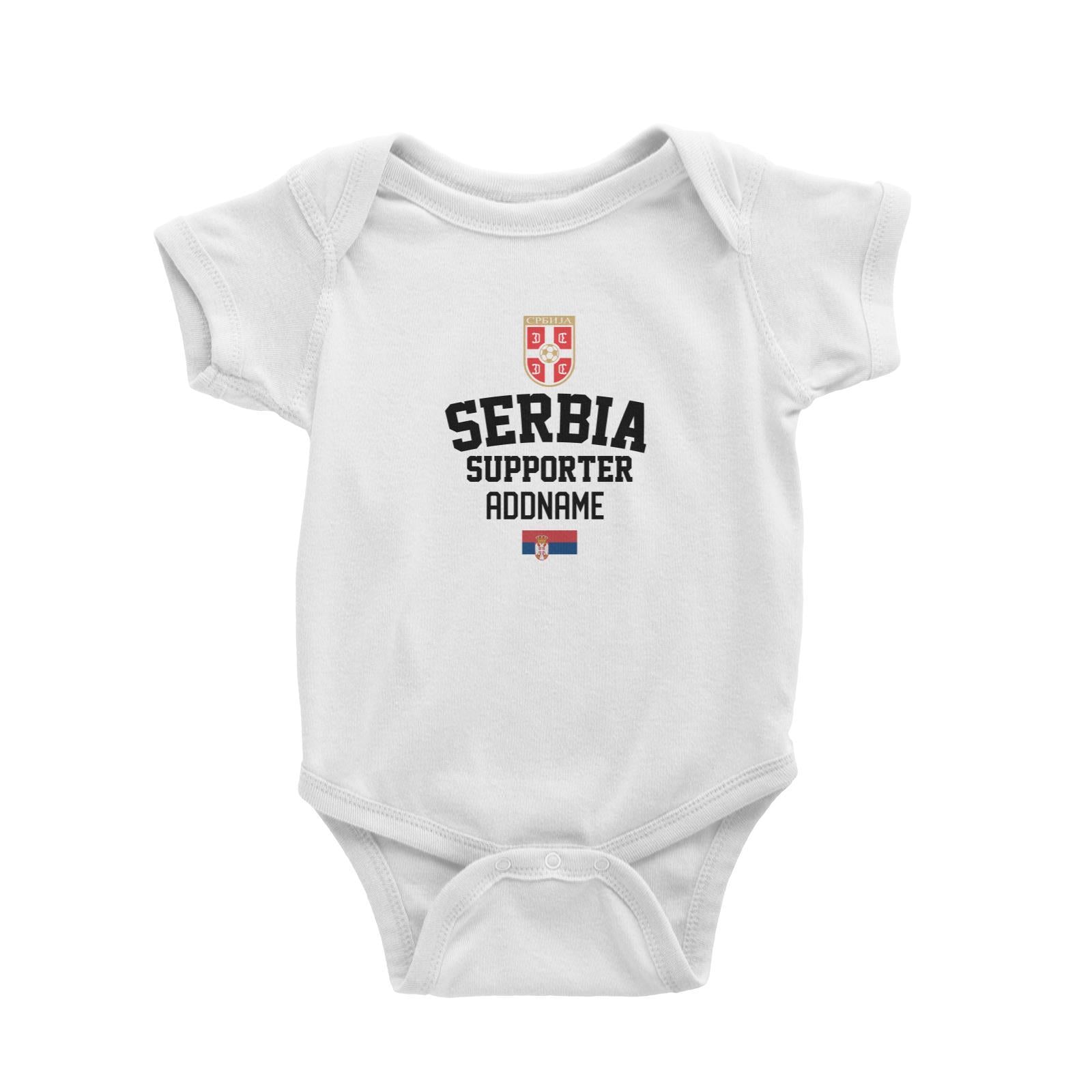 Serbia Supporter World Cup Addname Baby Romper