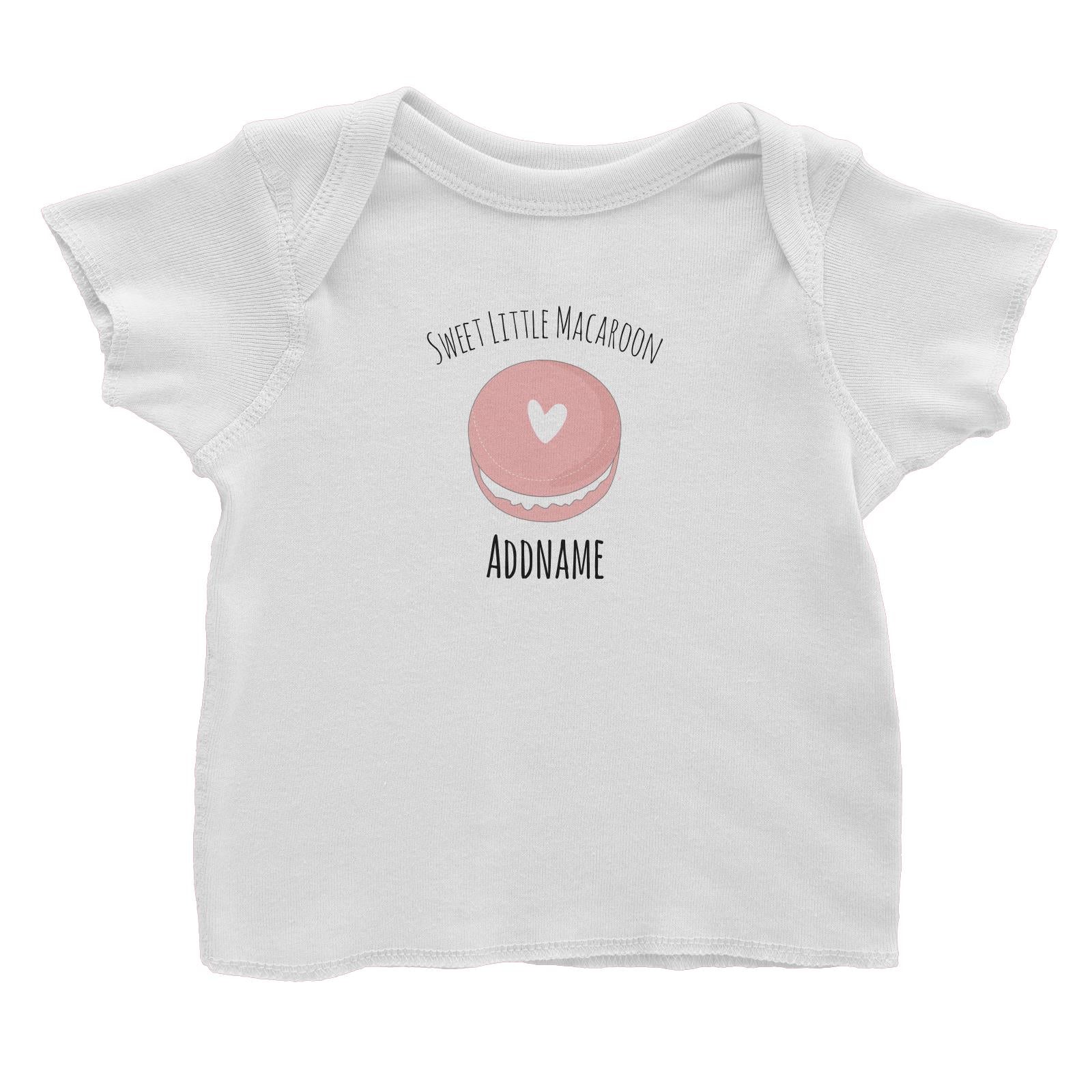 Sweet Animals Sketches Sweet Little Macaroon Addname Baby T-Shirt