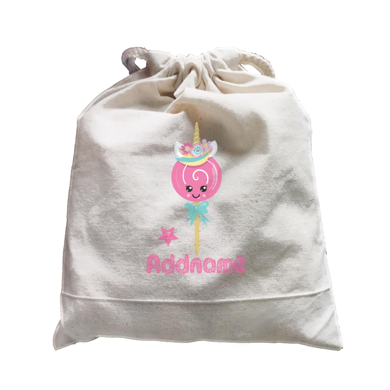 Magical Sweets Pink Lollipop Addname Satchel