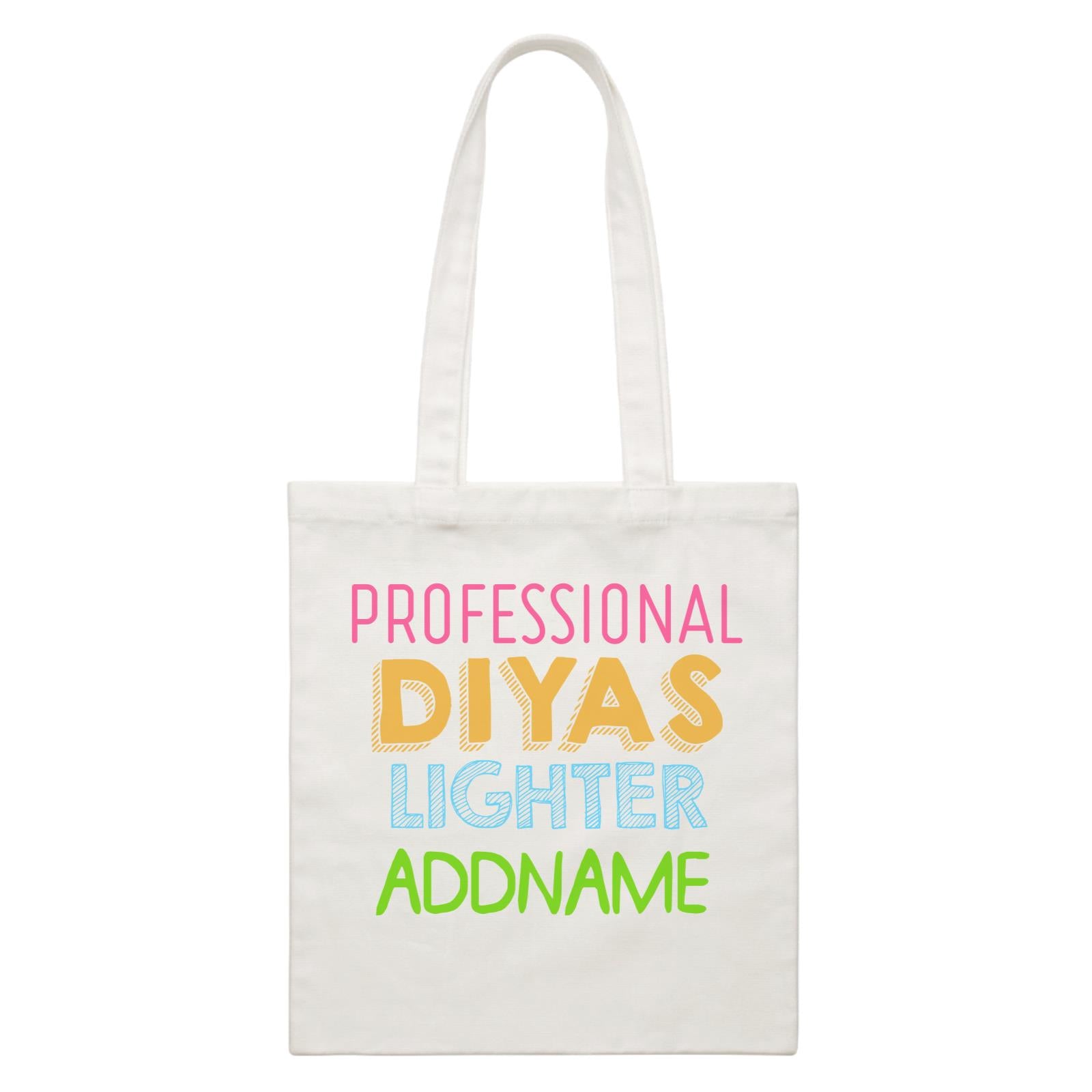 Professional Diyas Lighter Addname White Canvas Bag