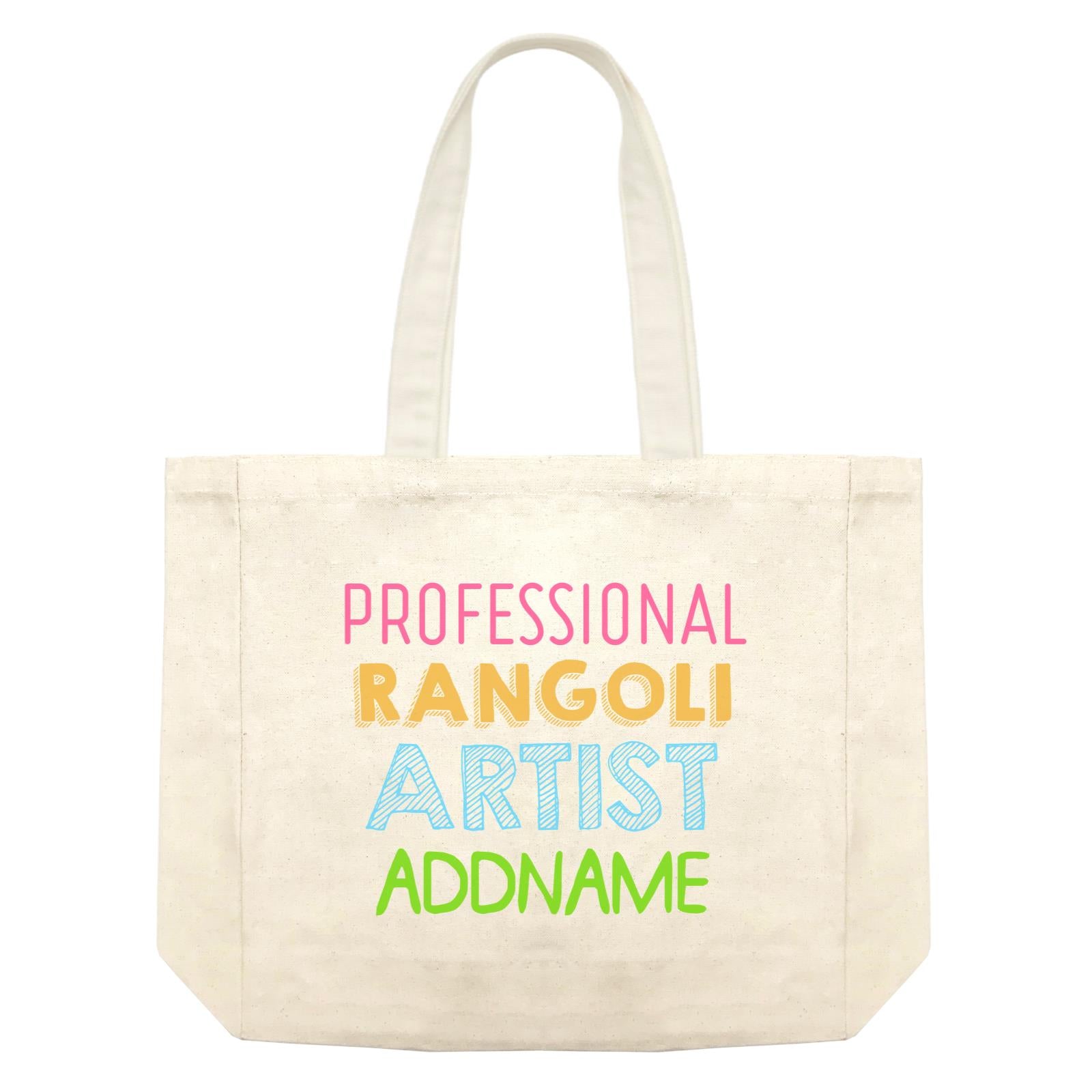 Professional Rangoli Artist Addname Shopping Bag