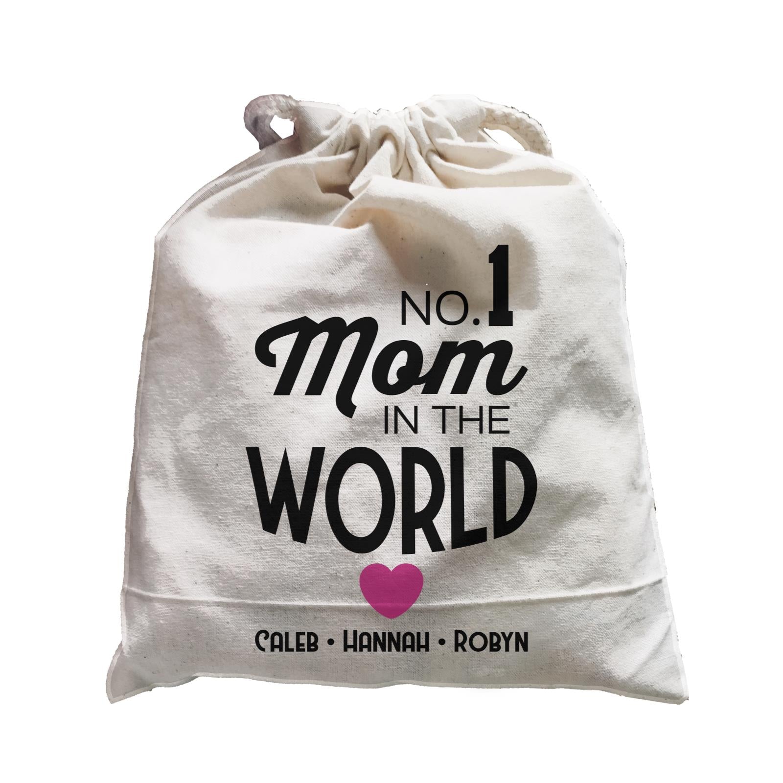 No 1 Mom In The World Personalizable with Text Satchel