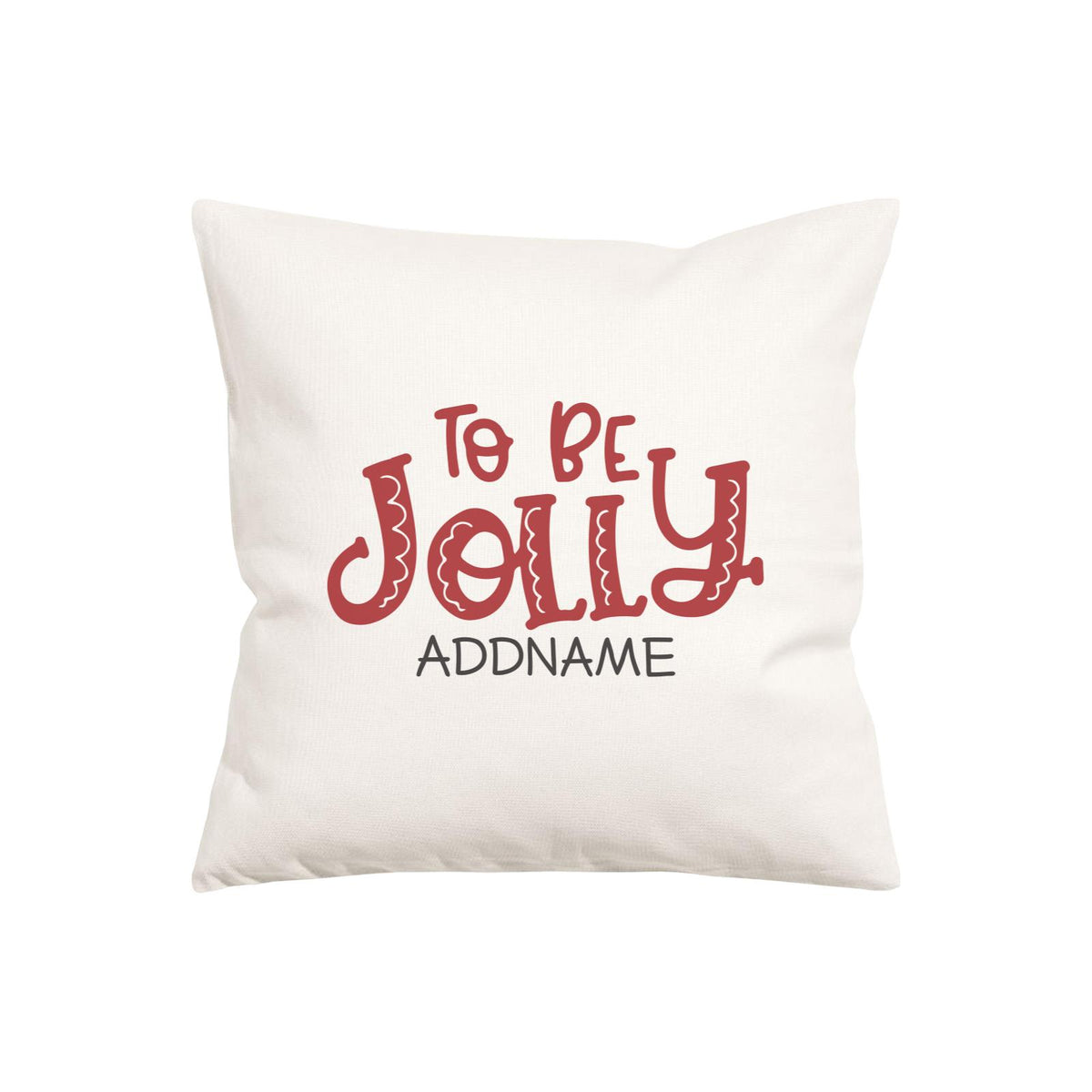 Xmas To Be Jolly Pillow Pillow Cushion