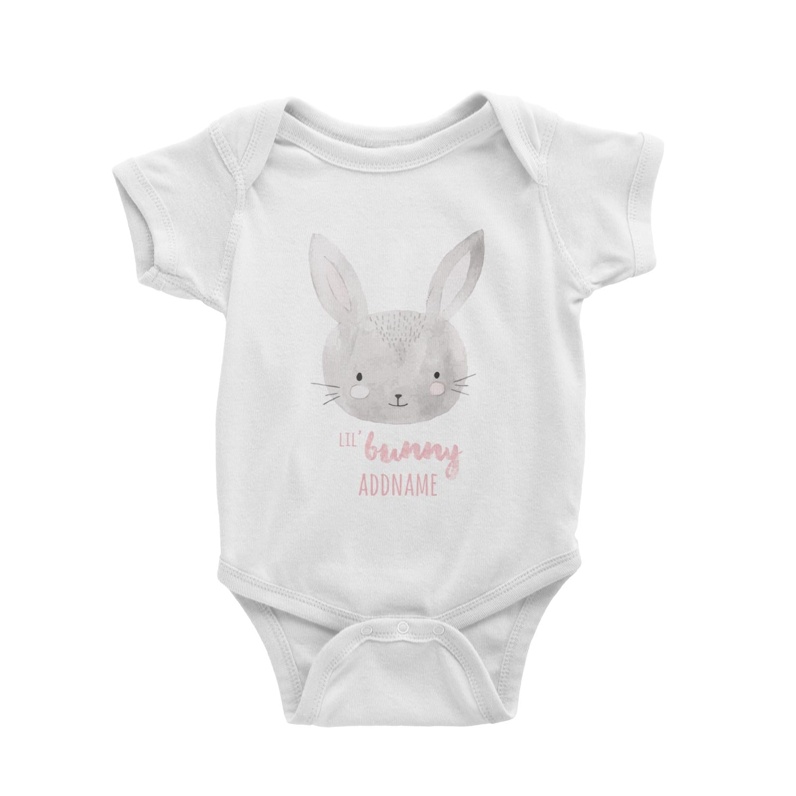 Lil Bunny White Baby Romper