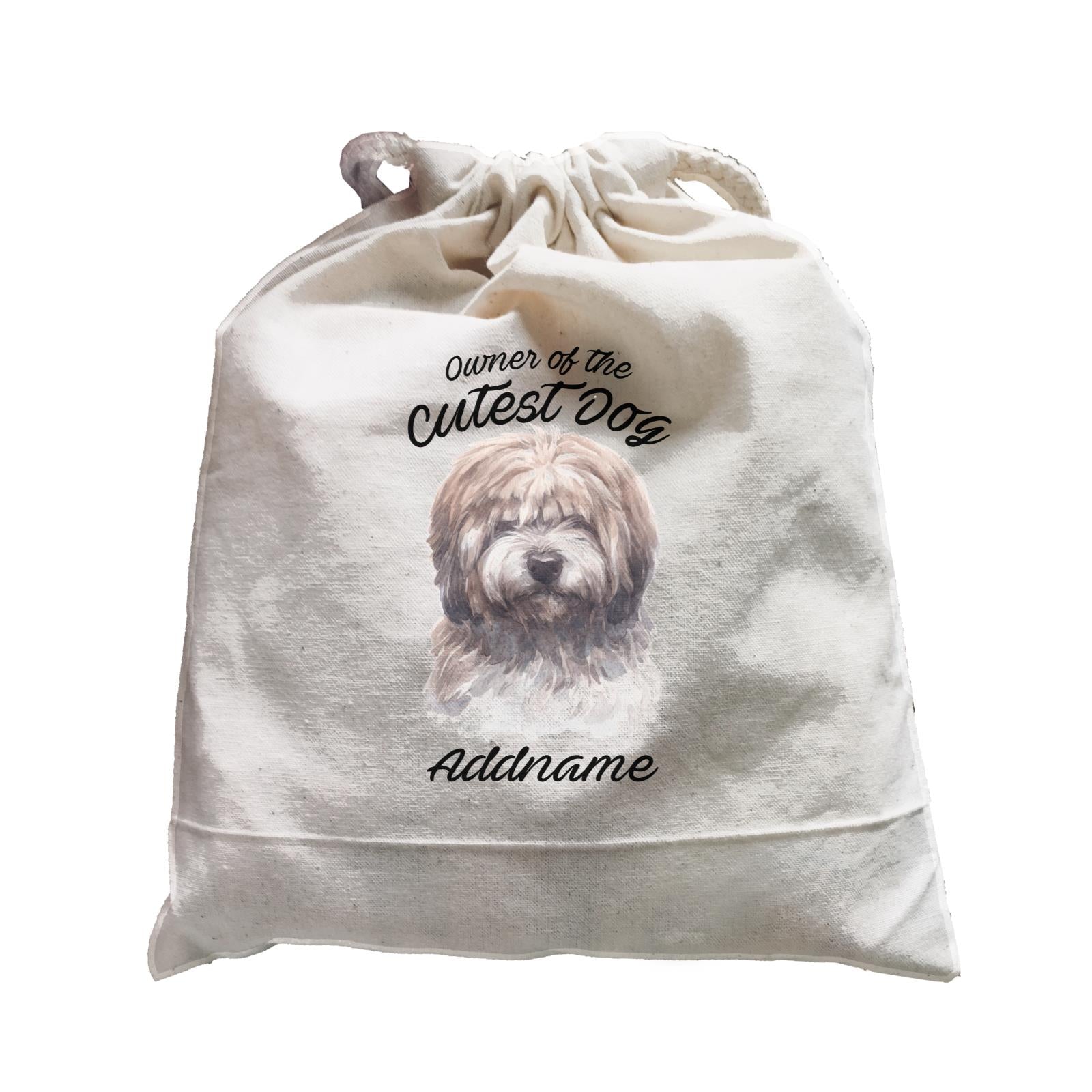 Watercolor Dog Owner Of The Cutest Dog Tibetan Addname Satchel