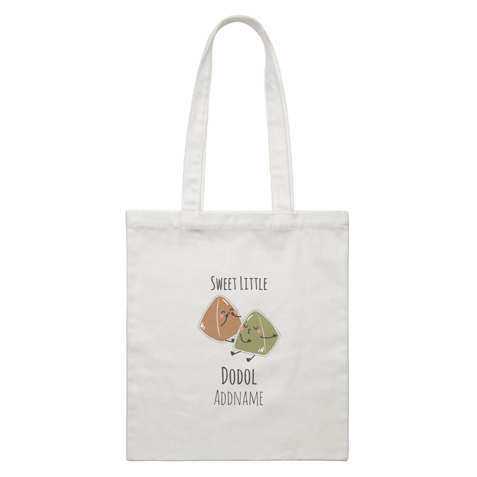 Raya Kuih Sweet 1 Sweet Little Dodol Addname White Canvas Bag