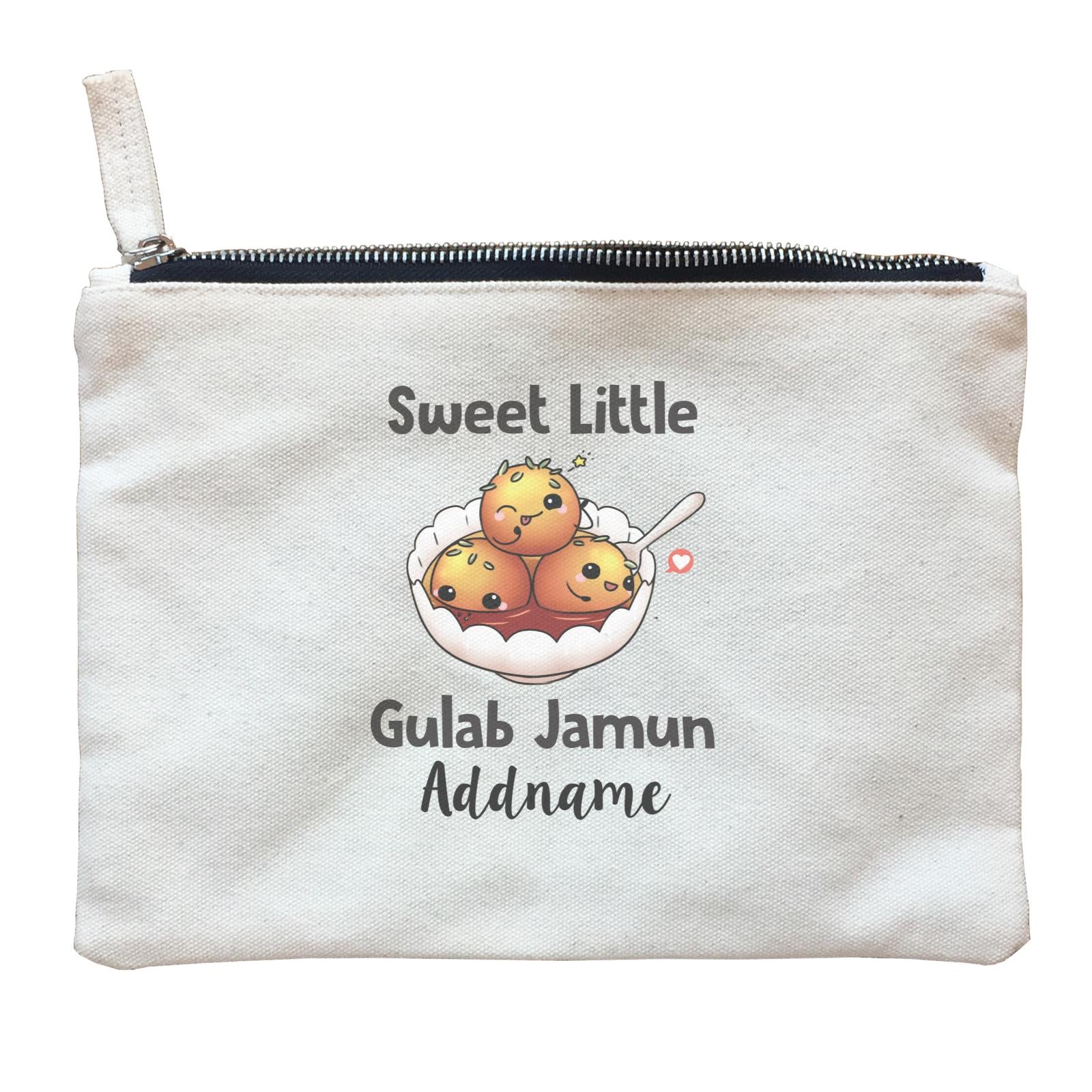 Deepavali Cute Sweet Little Gulab Jamun Addname Zipper Pouch