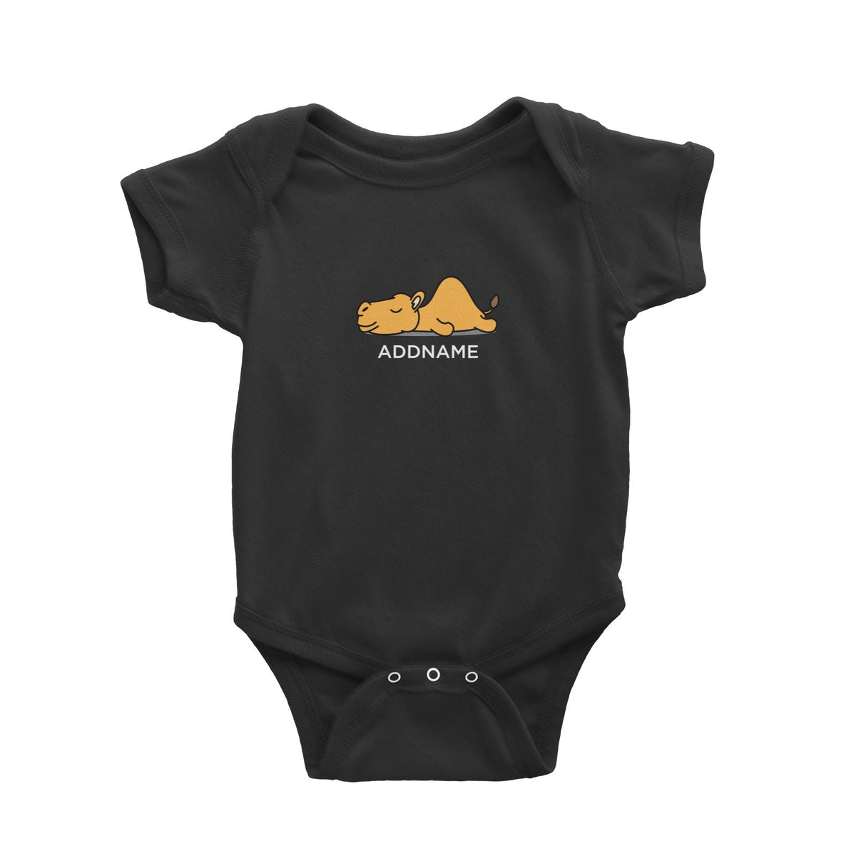 Lazy Camel Addname Baby Romper